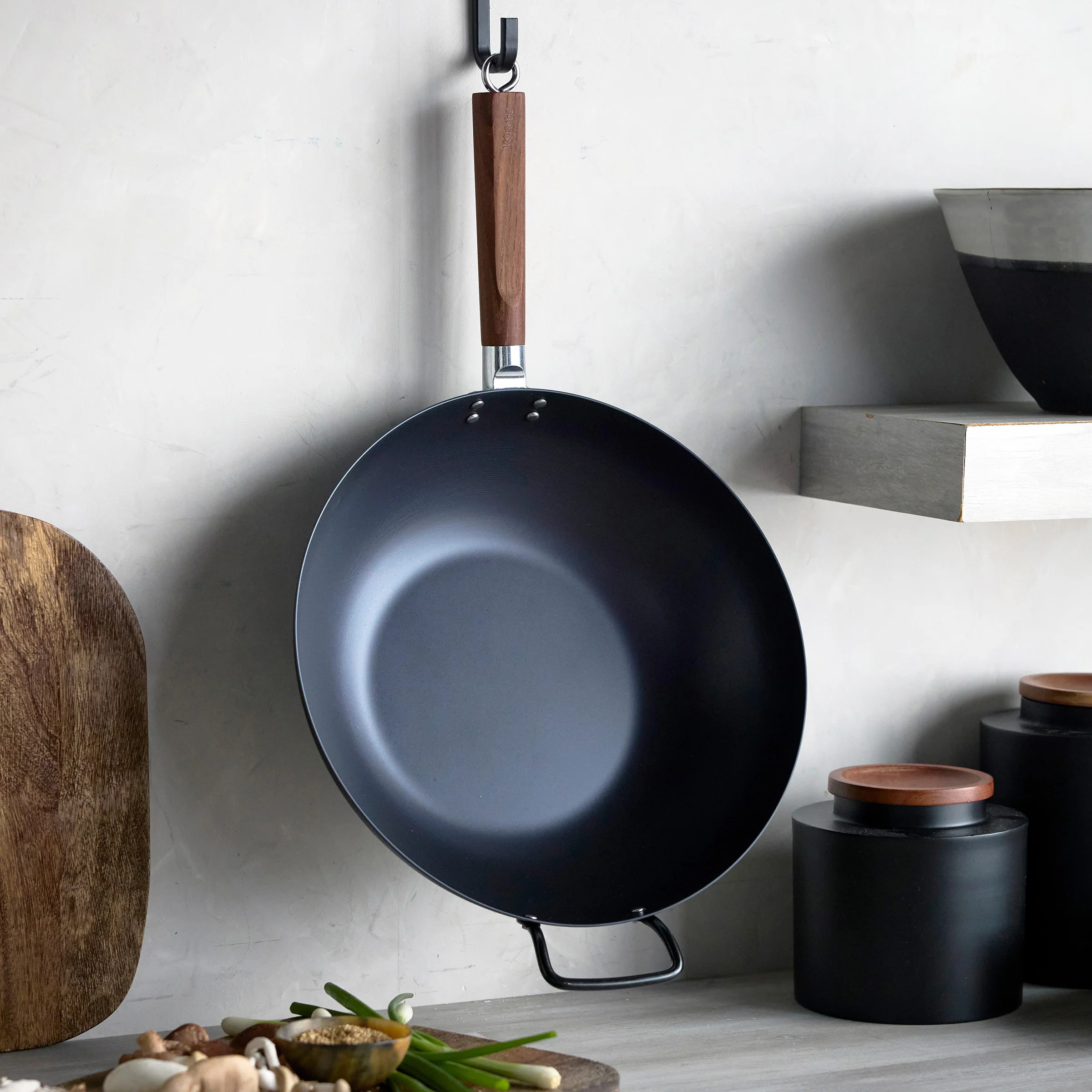 Kyoto Carbon Steel 12" Wok - Image 8