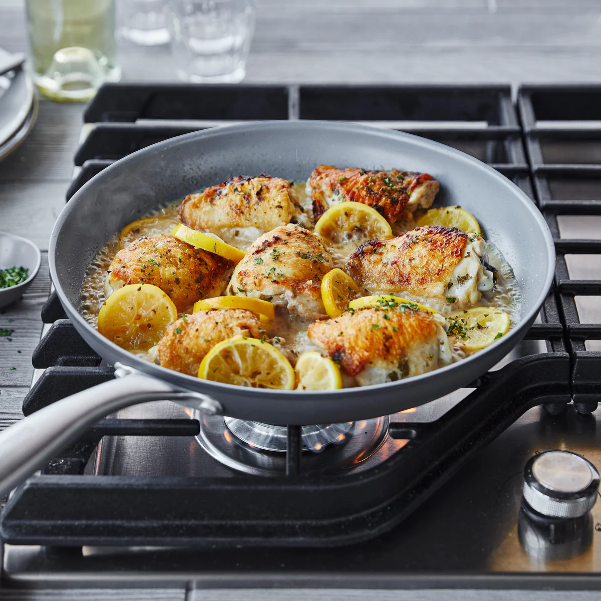 Lima Ceramic Nonstick 10" Frypan with Bamboo Spatula - Image 5