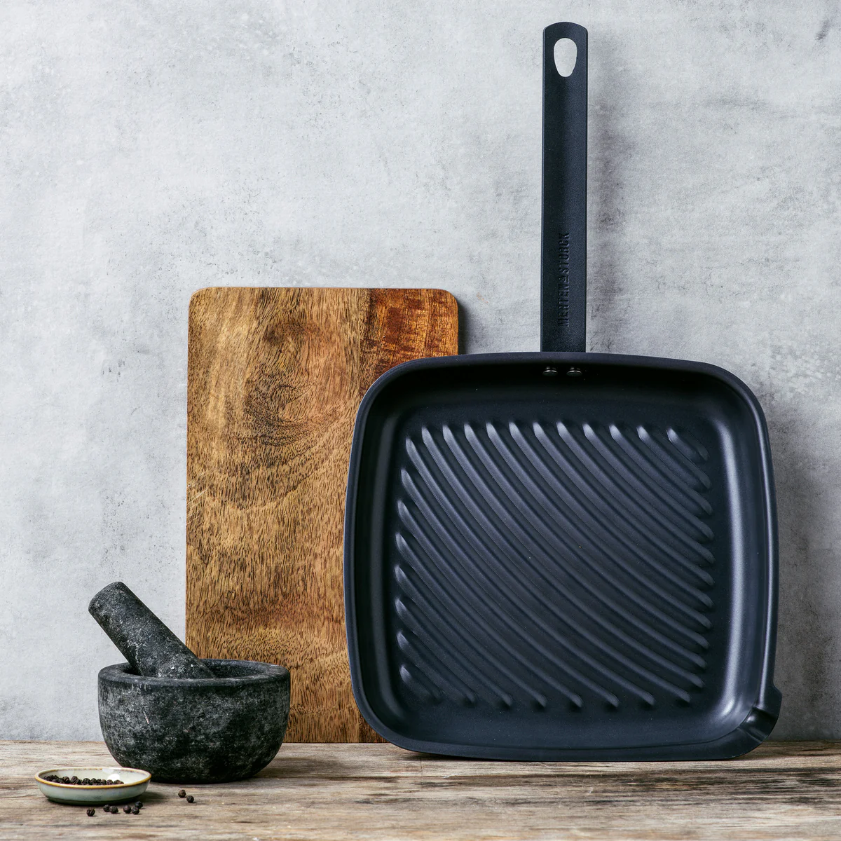 Merten & Storck Carbon Steel 11" Square Grill Pan - Image 2