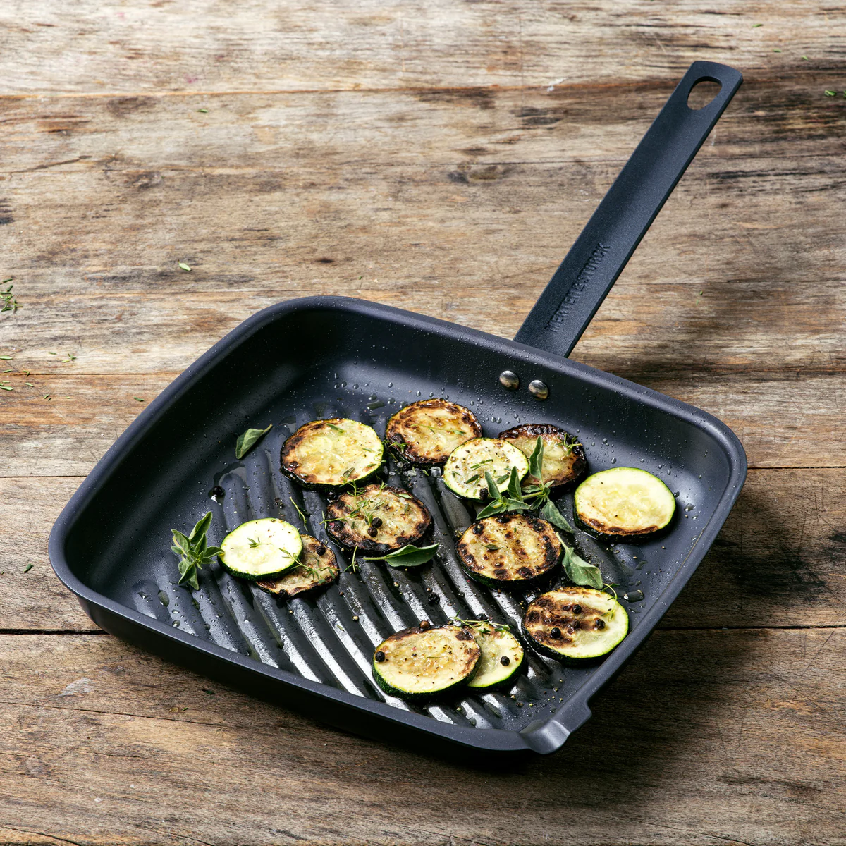 Merten & Storck Carbon Steel 11" Square Grill Pan - Image 5