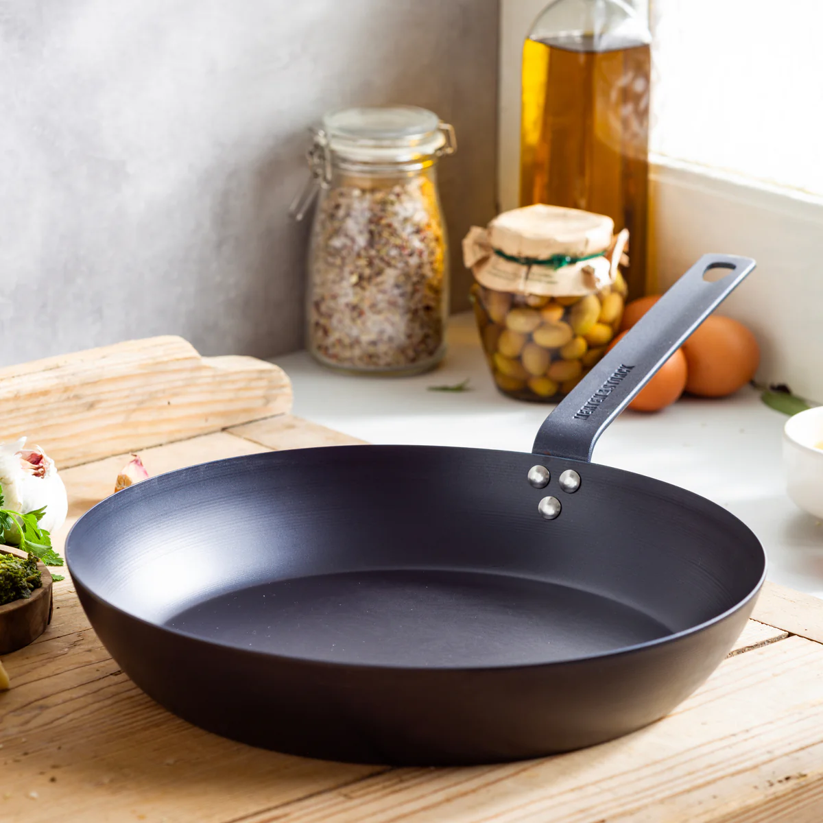 Merten & Storck Carbon Steel 12" Frypan - Image 2