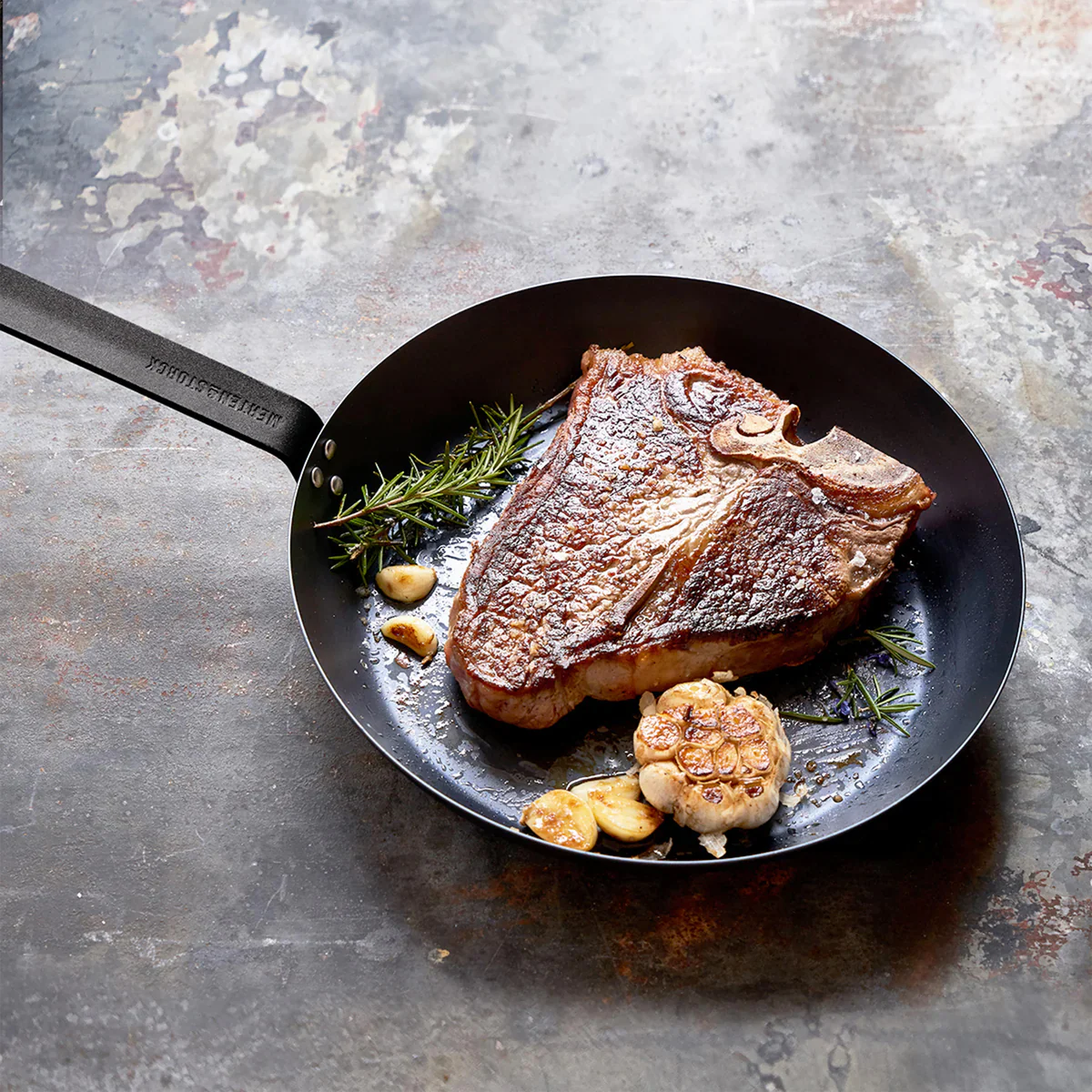 Merten & Storck Carbon Steel 12" Frypan - Image 7