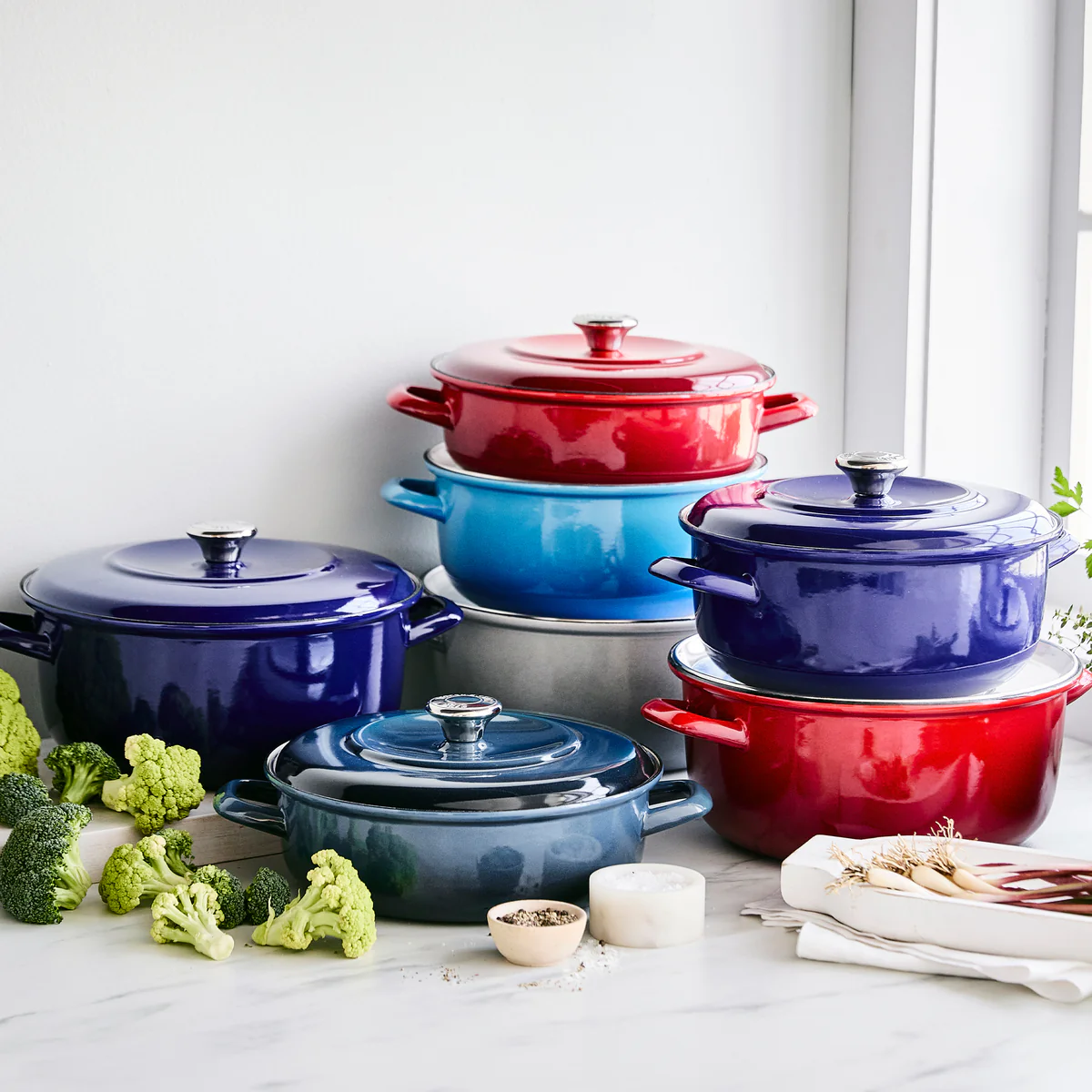 Merten & Storck Enameled Iron 1873 Dutch Oven, 7-Quart | Cloud Gray - Image 9