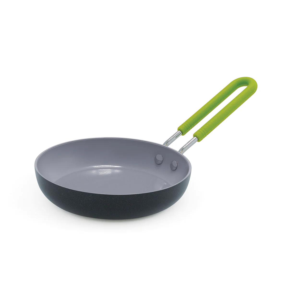 Mini Ceramic Nonstick 5" Round Frypan | Green - Image 8