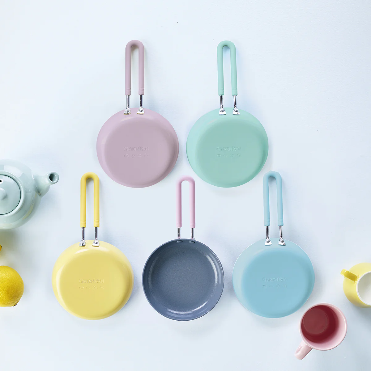 Mini Ceramic Nonstick 5" Frypan | Pink - Image 5