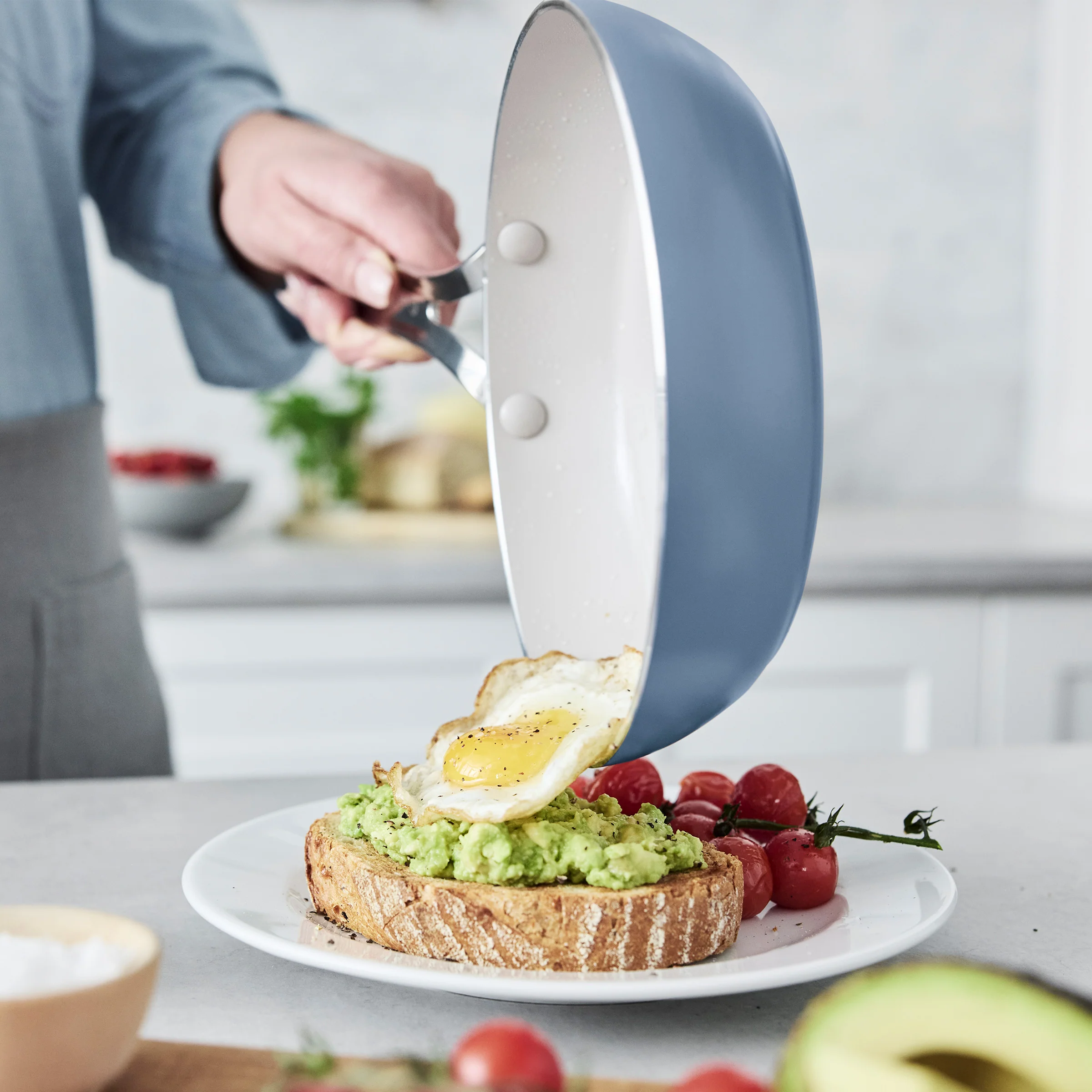 Nova Ceramic Nonstick 8" Frypan | Ocean - Image 3