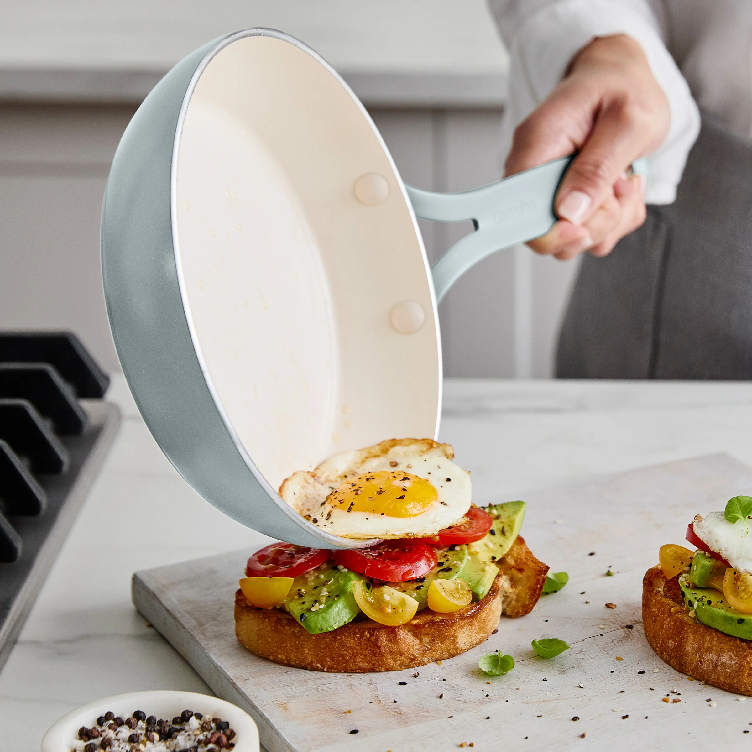 Nova Gallery Ceramic Nonstick 12" Frypan | Coastline - Image 3