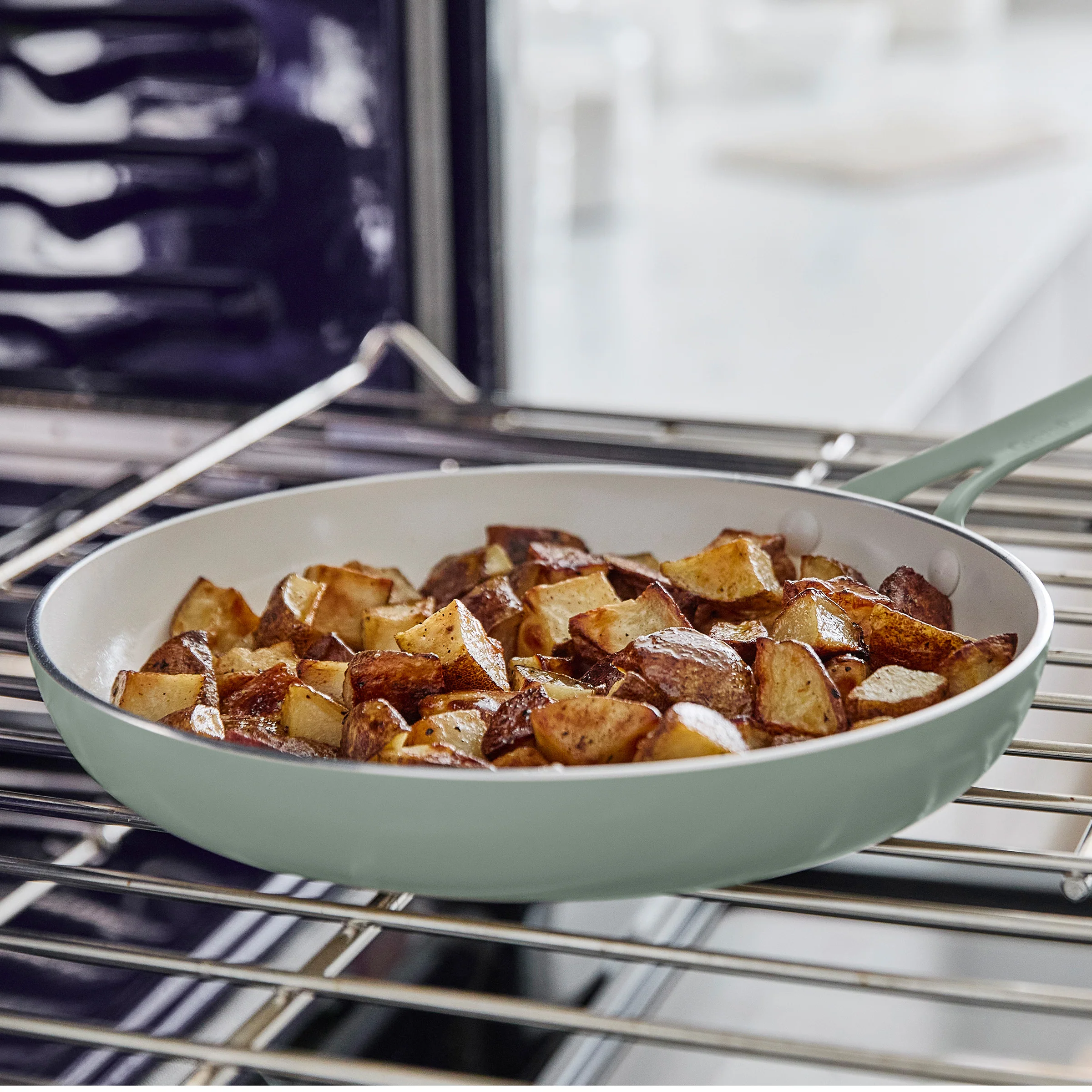 Nova Gallery Ceramic Nonstick 12" Frypan | Pistachio - Image 4
