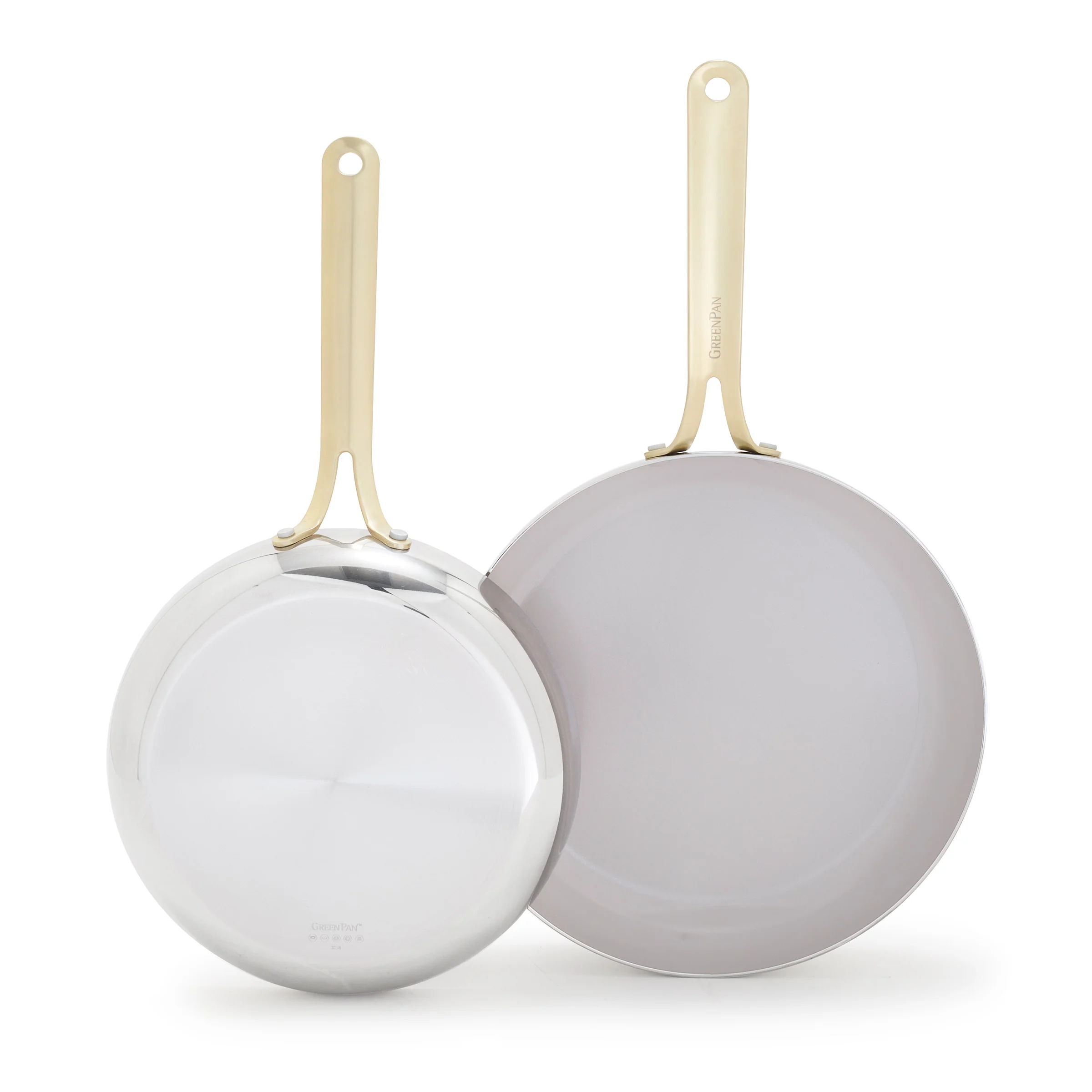 Nova Gallery Stainless Steel 10" and 12" Frypan Set