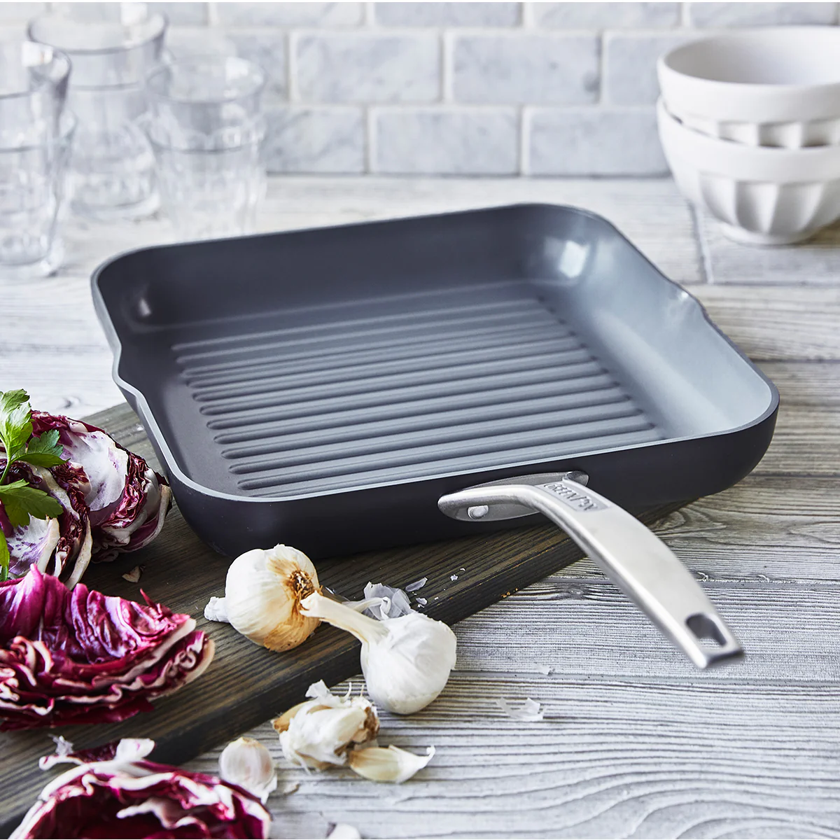 Paris Pro Ceramic Nonstick 11" Square Grill Pan - Image 2