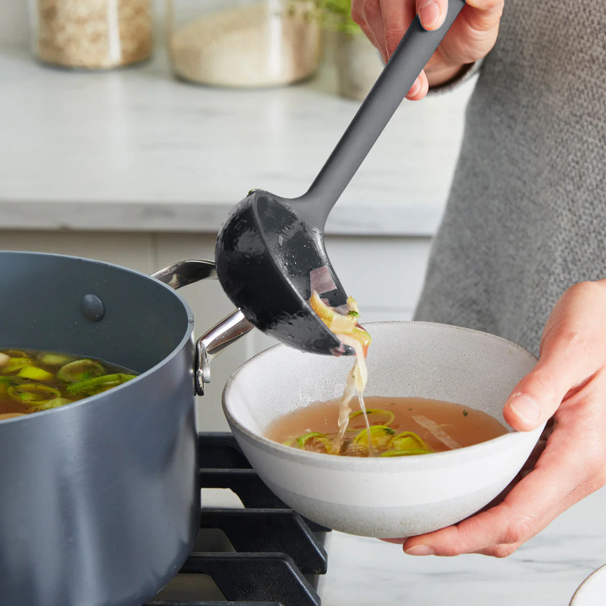 Platinum Silicone Ladle | Gray - Image 4