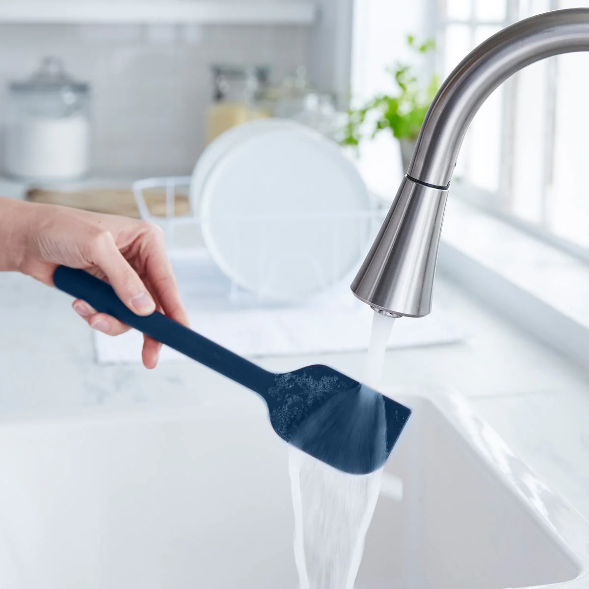 Platinum Silicone Tools 3-Piece Utensil Set | Navy - Image 5