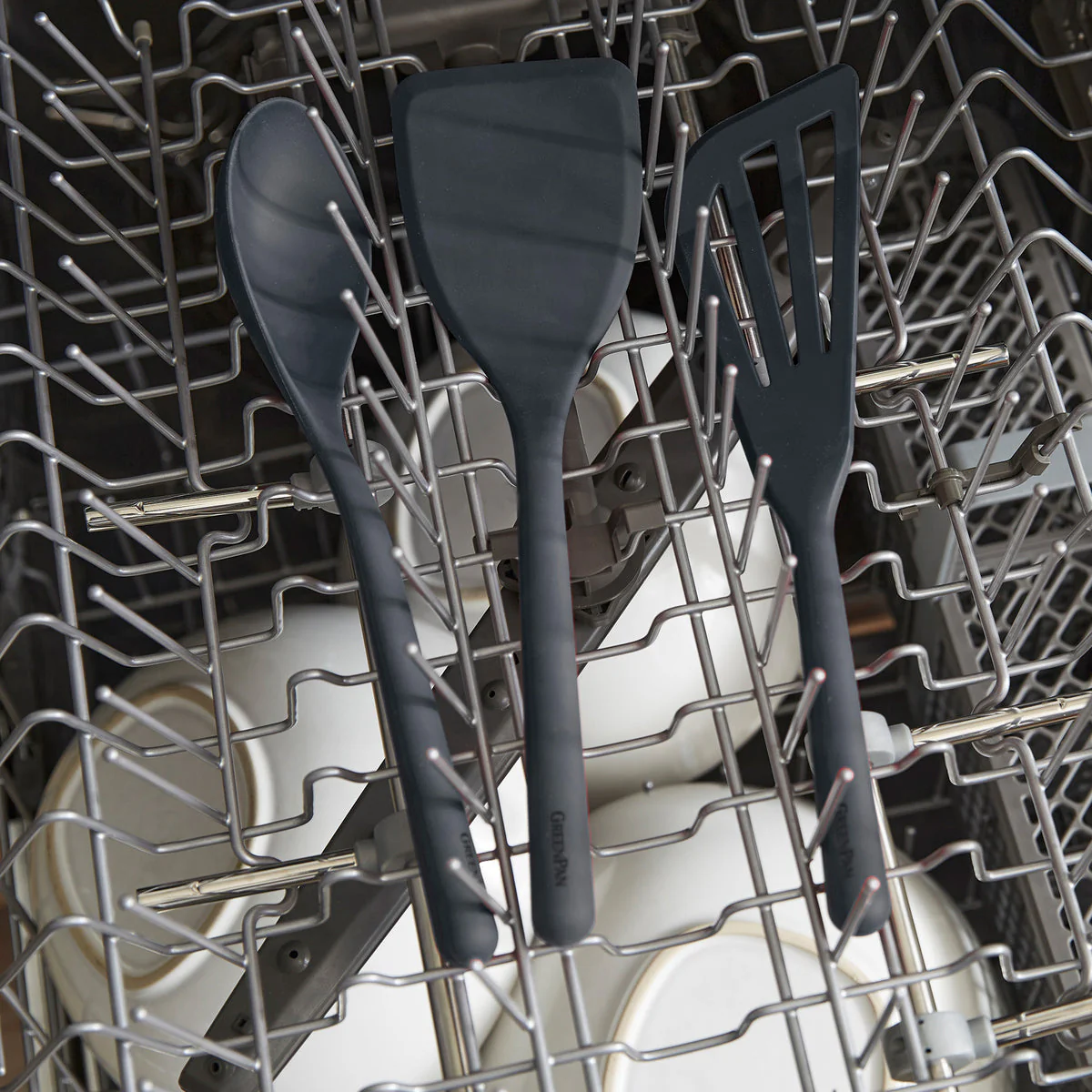 Platinum Silicone Tools 5-Piece Utensil Set | Gray - Image 6
