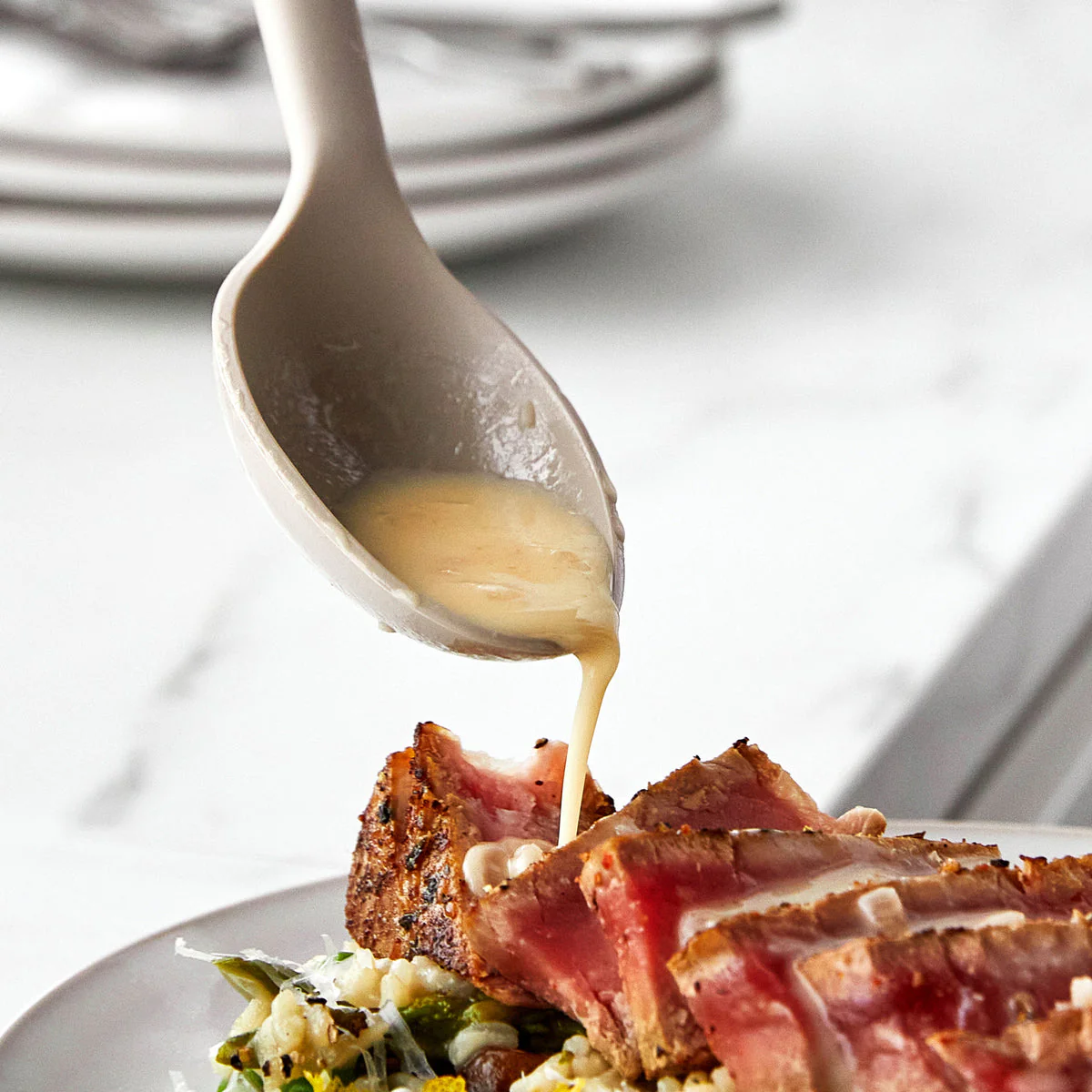 Platinum Silicone Ultimate Spoon | Taupe - Image 5