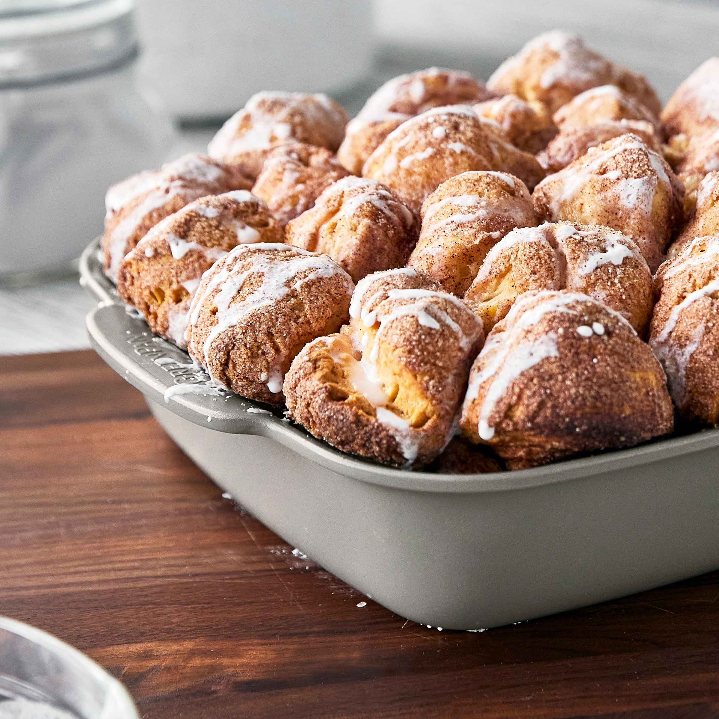 Premiere Ovenware Ceramic Nonstick 2-Piece Cake Pan Set | Taupe - Image 5