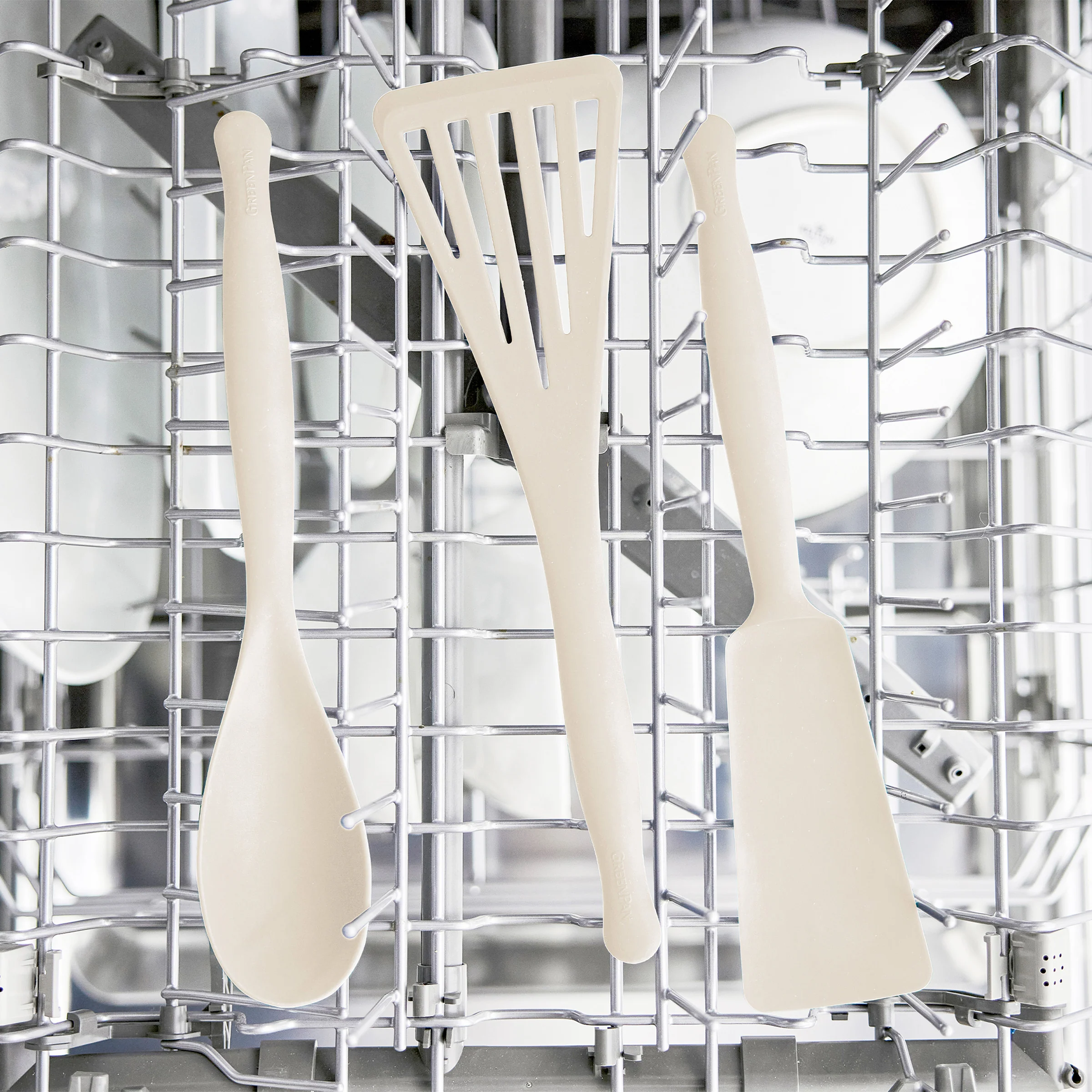 Premiere Silicone 8-Piece Utensil and Crock Set | Bisque - Image 10