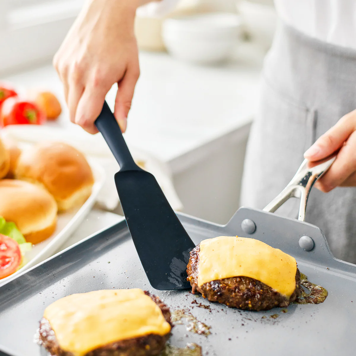 Premiere Silicone Burger Turner | Oxford Blue - Image 4
