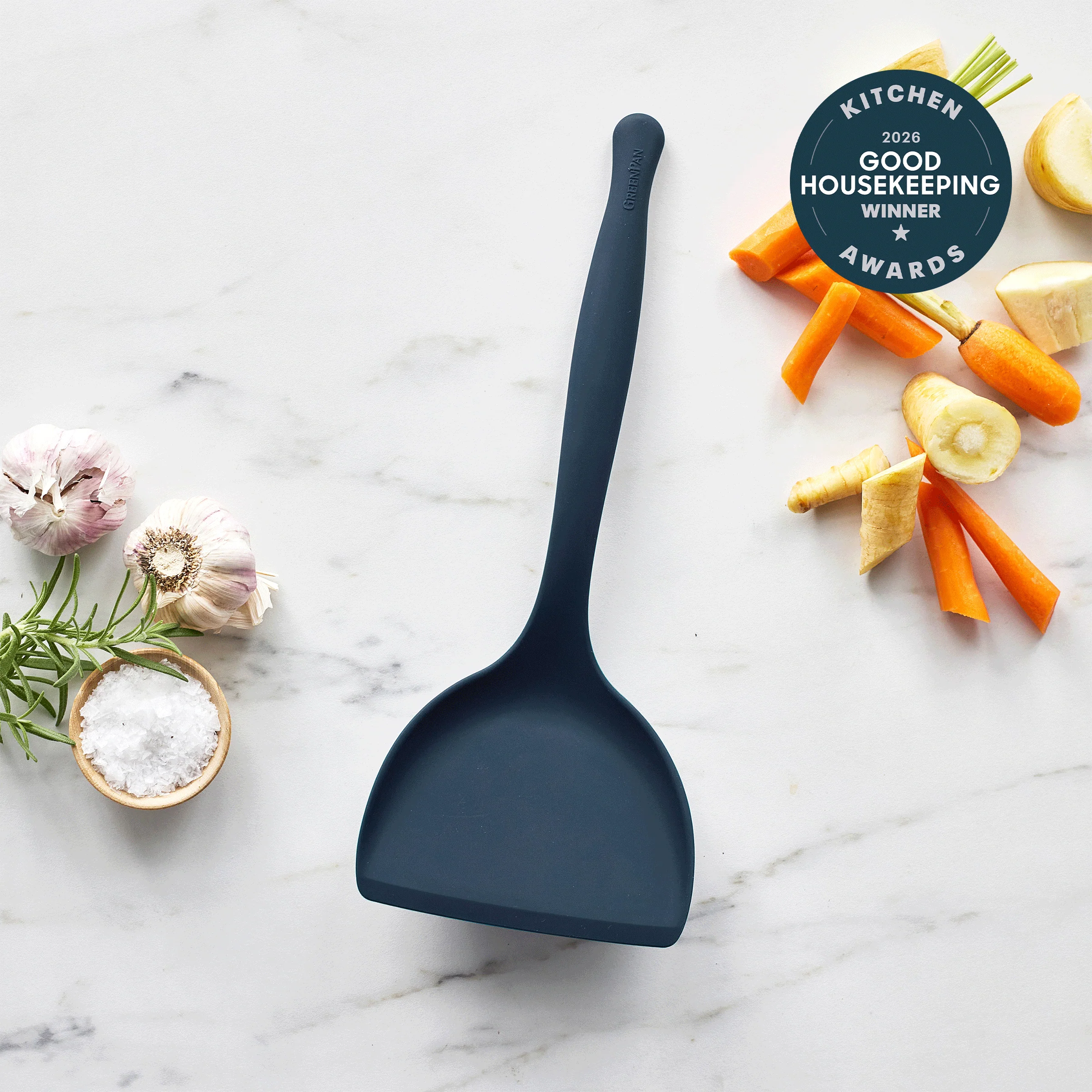 Premiere Silicone Roasting Scoop | Oxford Blue - Image 2