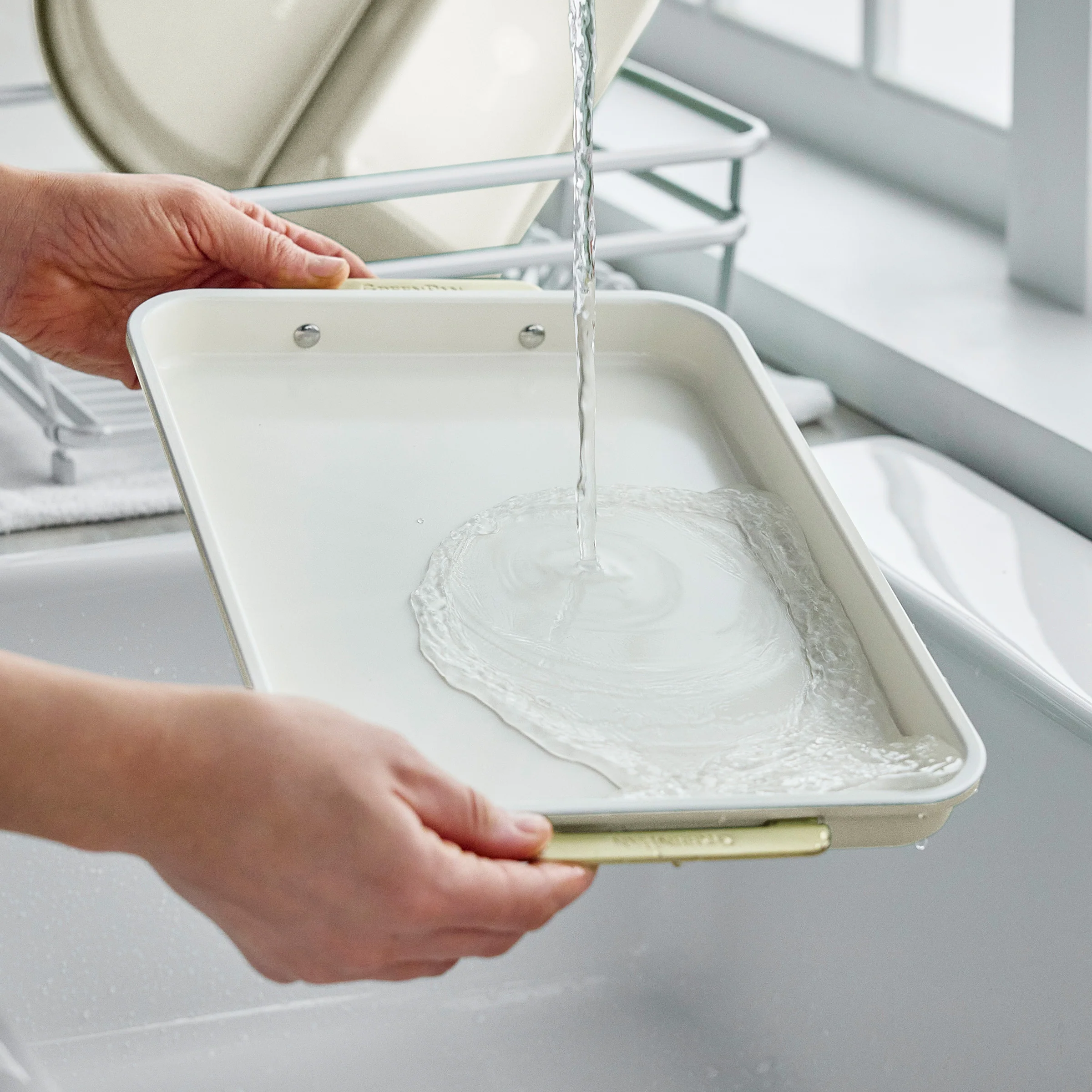 Reserve Bakeware 13" x 9" Quarter Sheet Pan | Cream - Image 7