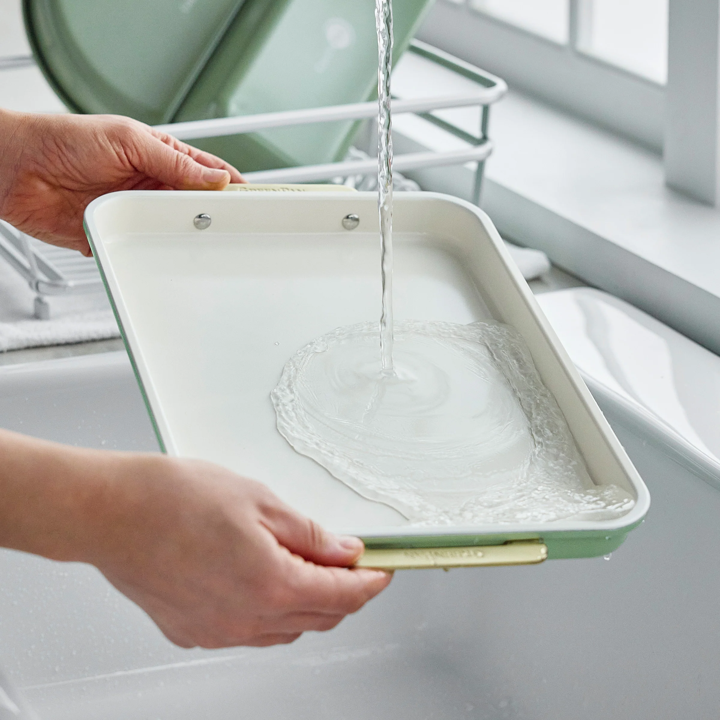Reserve Bakeware 13" x 9" Quarter Sheet Pan | Sage - Image 6