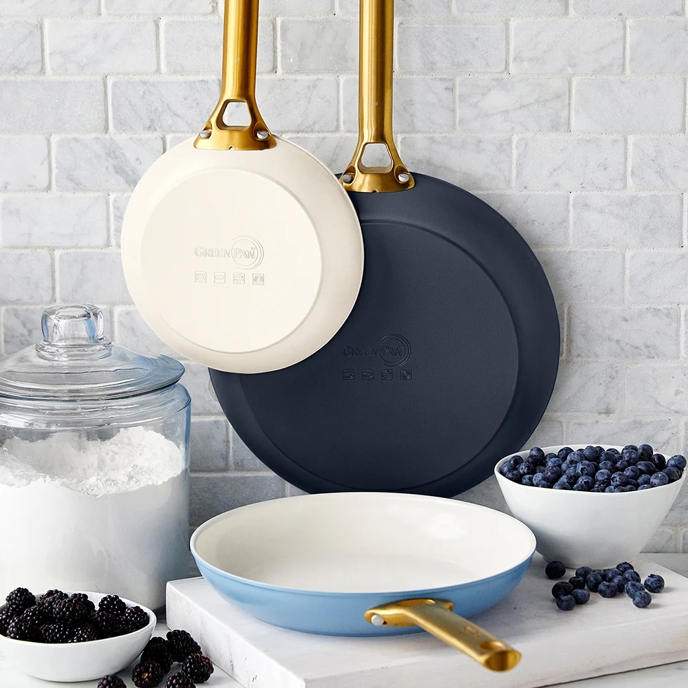 Reserve Ceramic Nonstick 8", 10" and 12" Frypan Set | Multicolor - Image 2