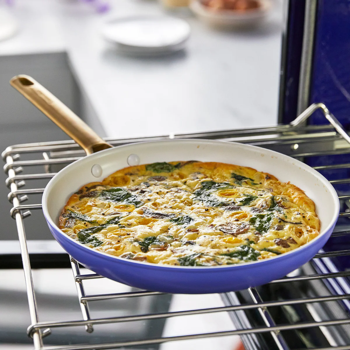 Reserve Ceramic Nonstick 8", 10" and 12" Frypan Set | Wisteria - Image 4
