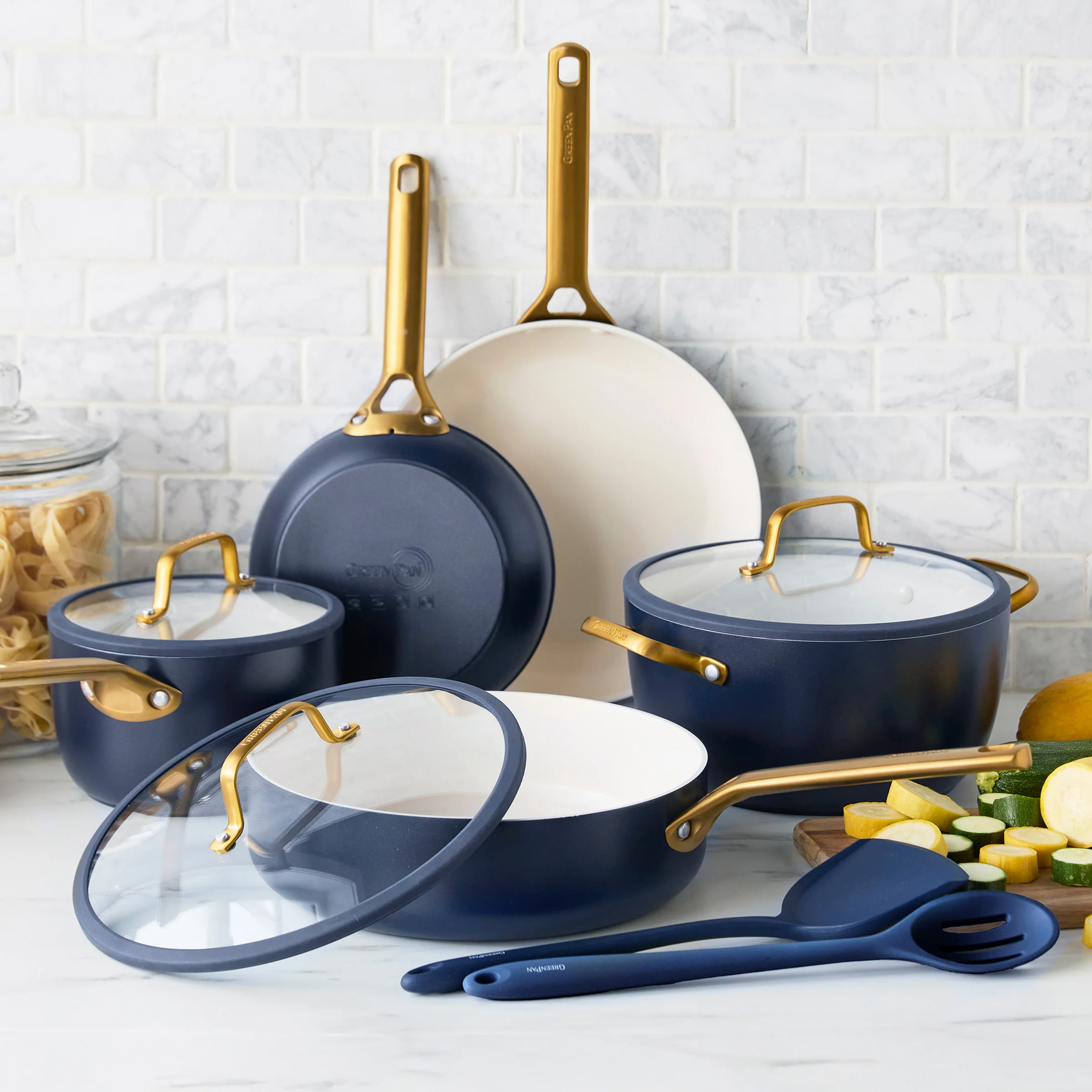 Reserve Pro Ceramic Nonstick 10-Piece Cookware Set | Twilight - Image 2