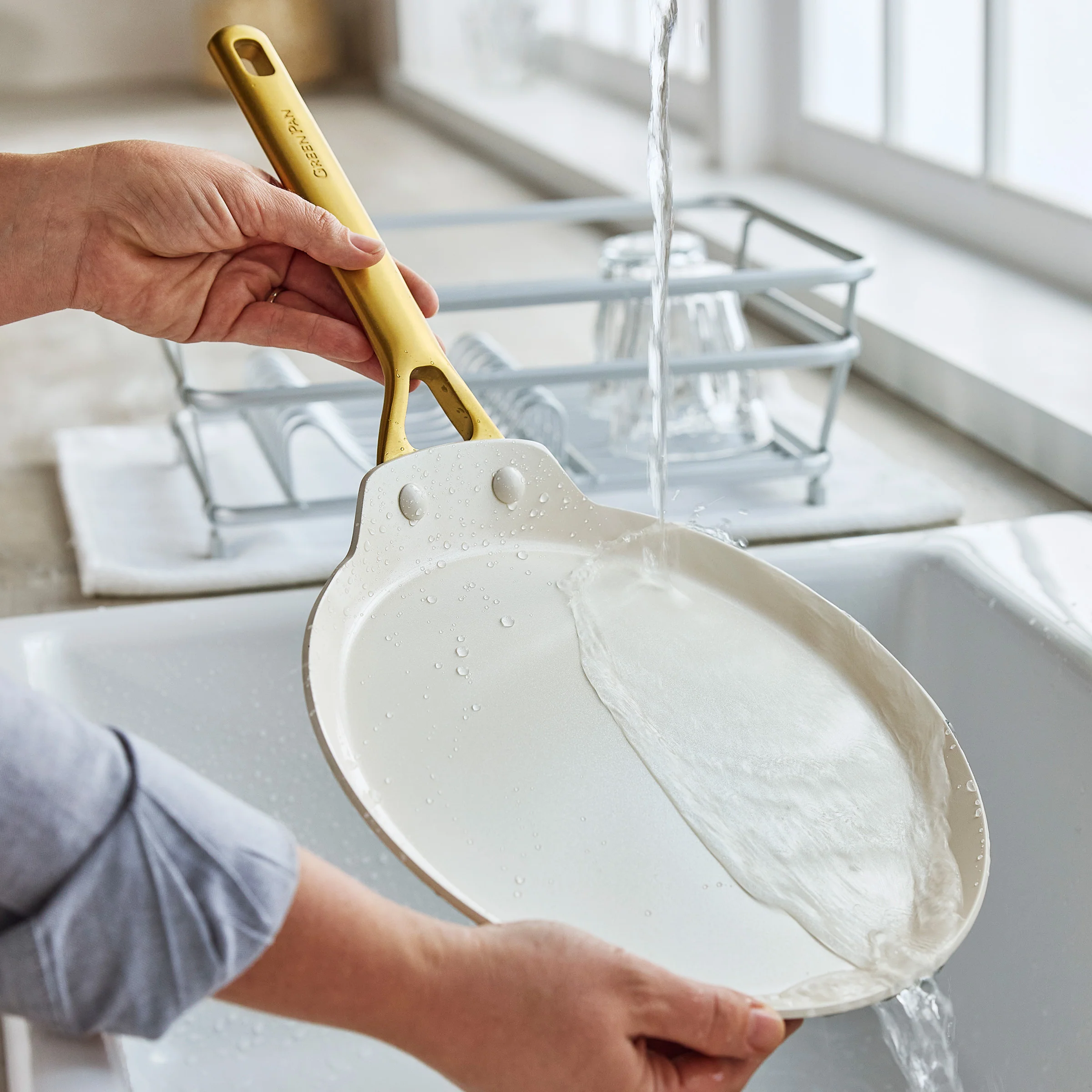 Reserve Pro Ceramic Nonstick 10" Crepe Pan | Cream - Image 9