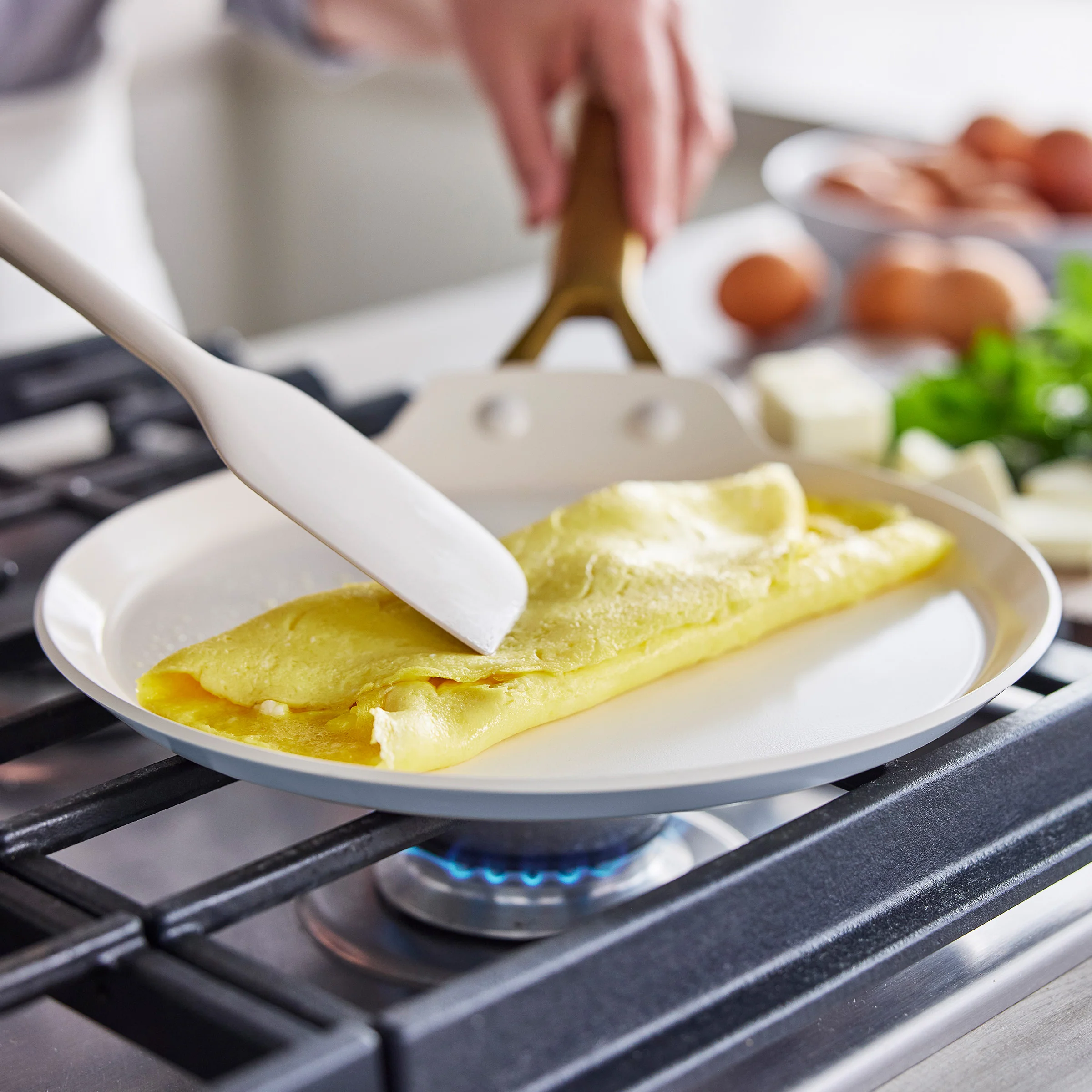 Reserve Pro Ceramic Nonstick 10" Crepe Pan | Glacier - Image 3