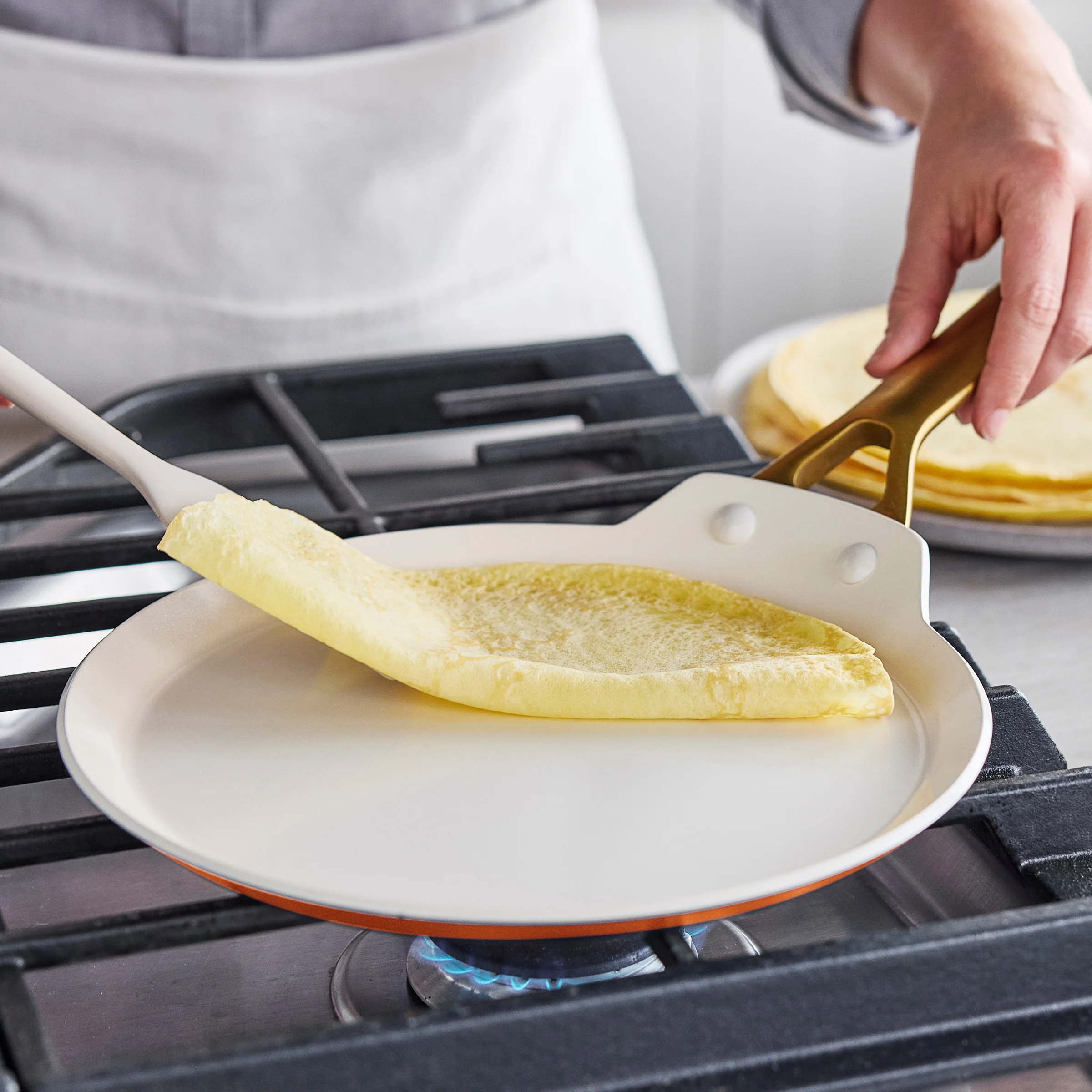 Reserve Pro Ceramic Nonstick 10" Crepe Pan | Harvest - Image 7