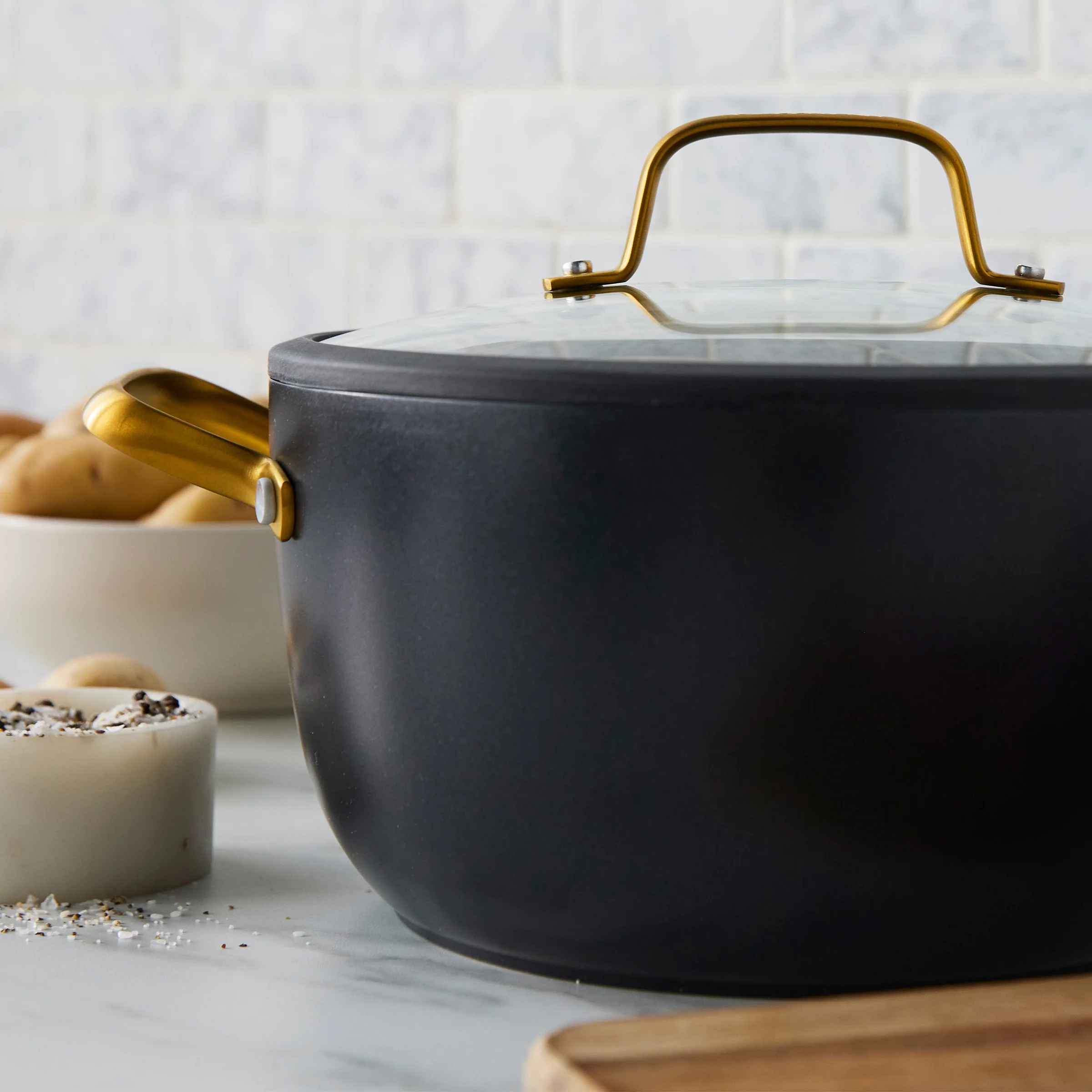 Reserve Pro Ceramic Nonstick 10-Piece Cookware Set | Black - Image 11