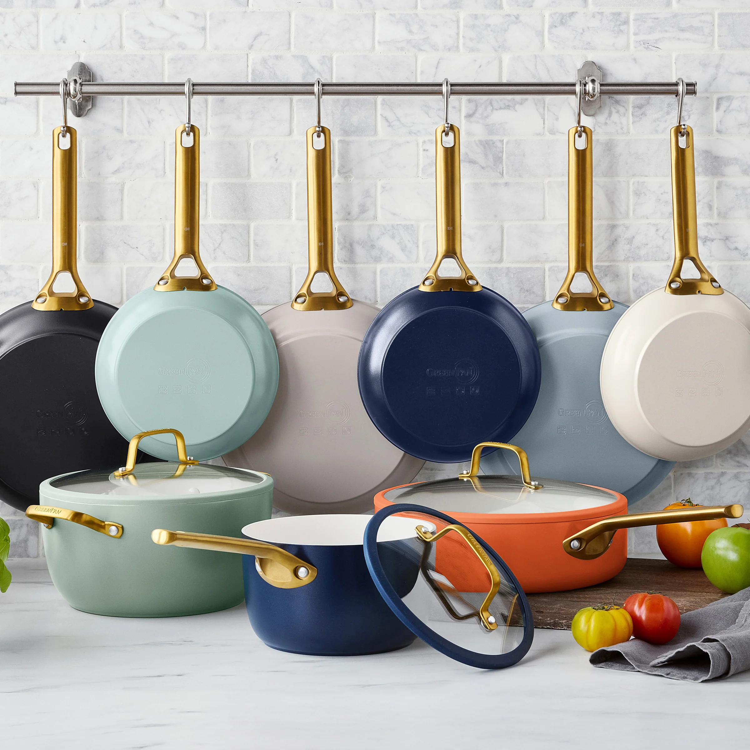 Reserve Pro Ceramic Nonstick 10-Piece Cookware Set | Harvest - Image 14