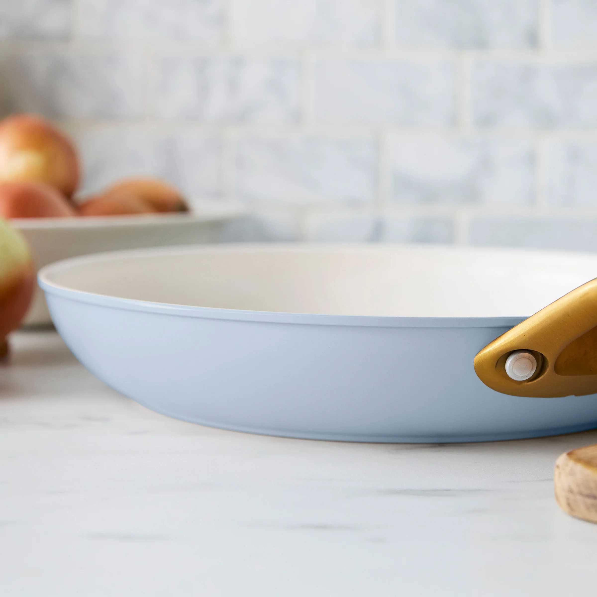 Reserve Pro Ceramic Nonstick 10" and 12" Frypan Set | Glacier - Image 9