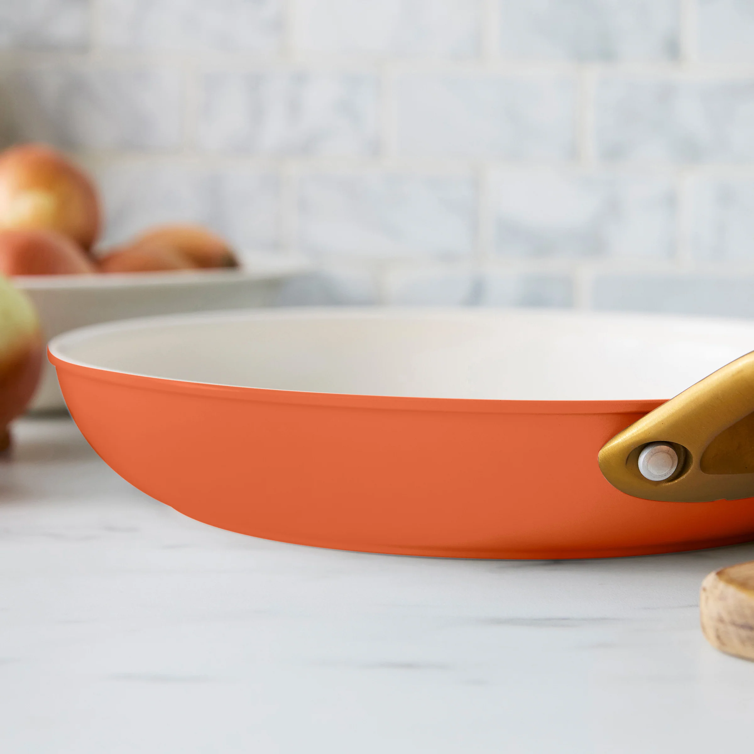 Reserve Pro Ceramic Nonstick 10" and 12" Frypan Set | Harvest - Image 9