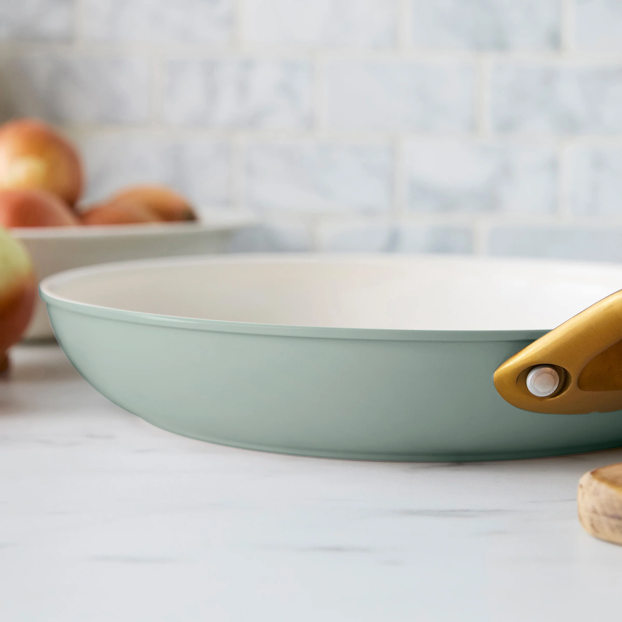 Reserve Pro Ceramic Nonstick 8", 10" and 12" Frypan Set | Moss - Image 9