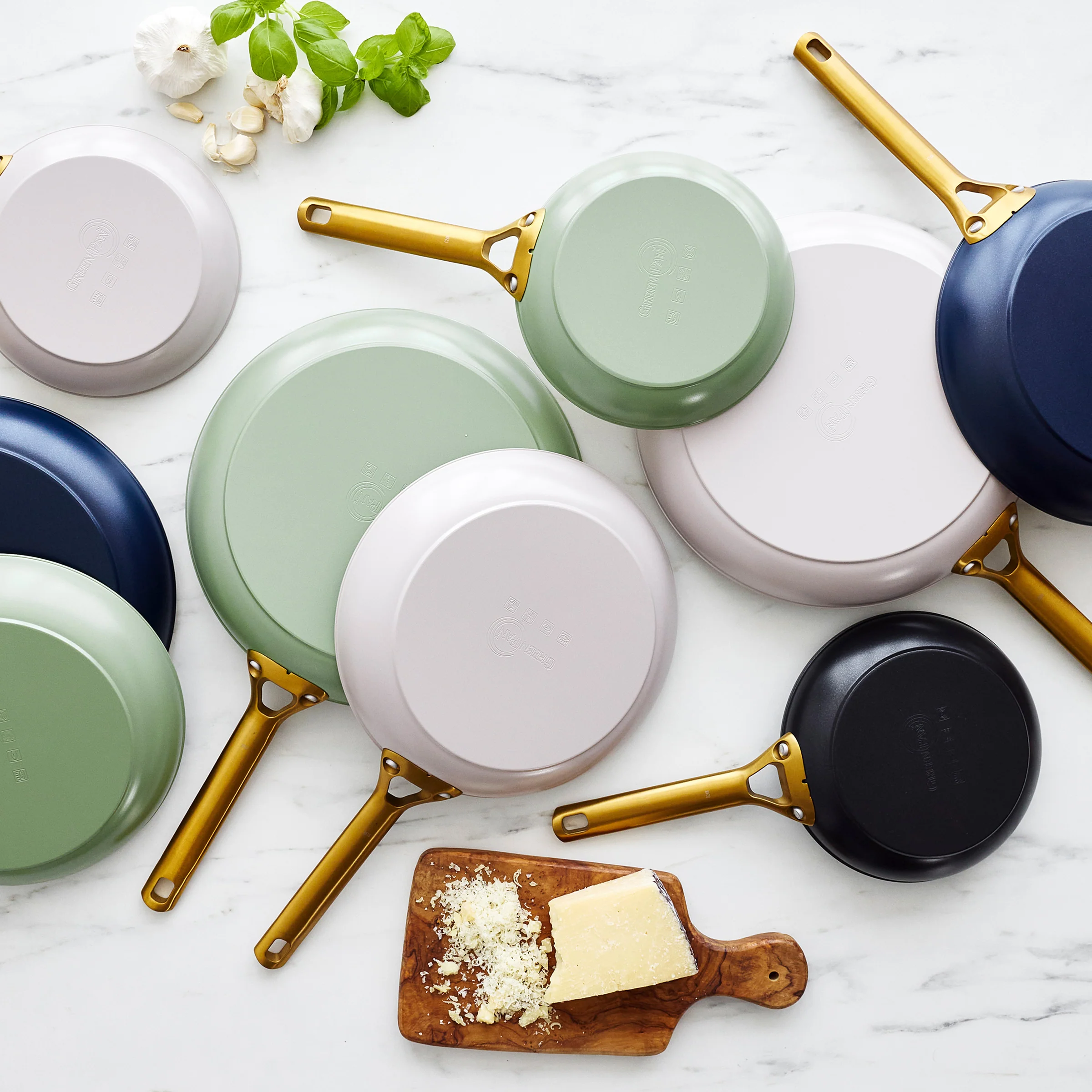 Reserve Pro Ceramic Nonstick 10" and 12" Frypan Set | Seaside - Image 11