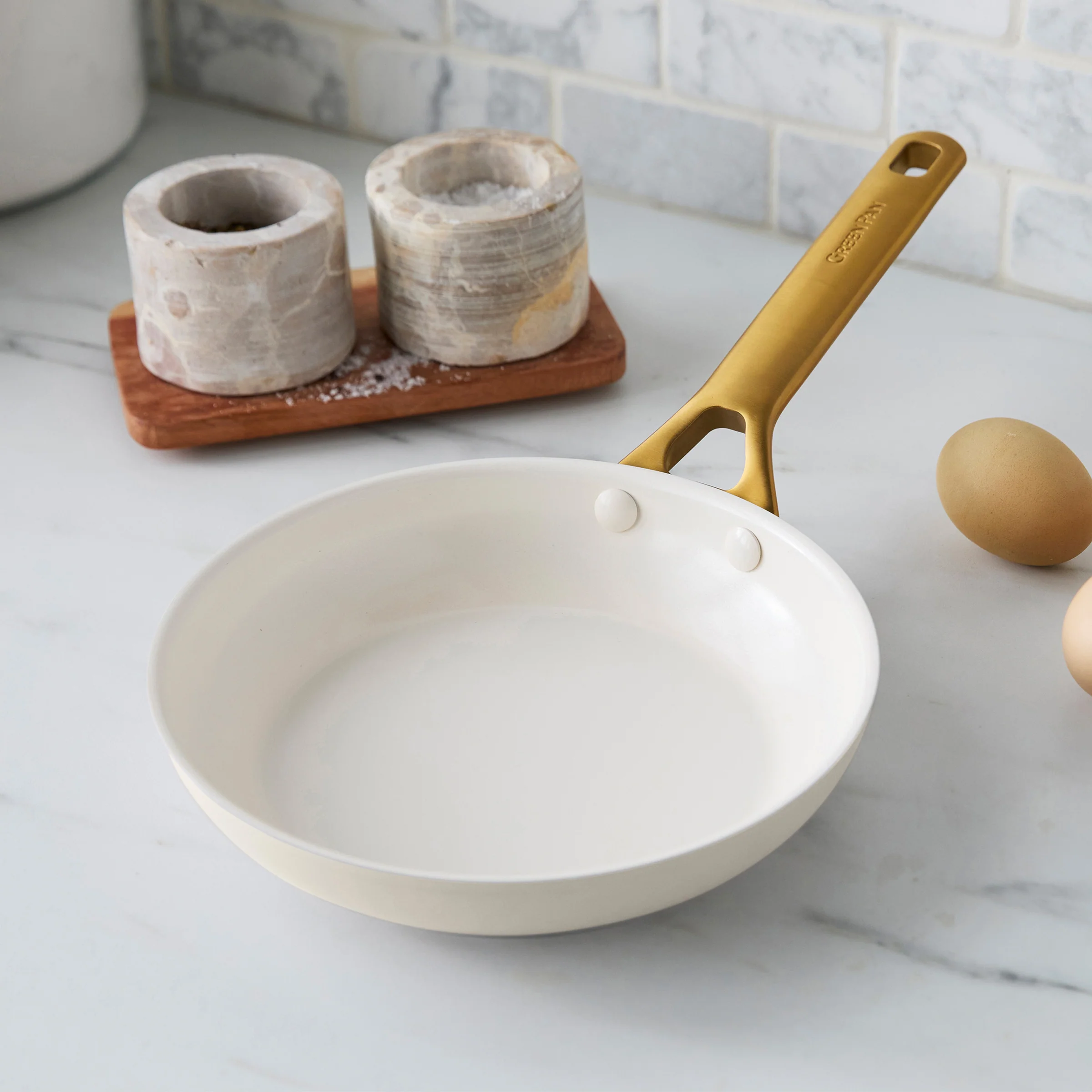 Reserve Pro Ceramic Nonstick 8" Frypan | Cream - Image 2