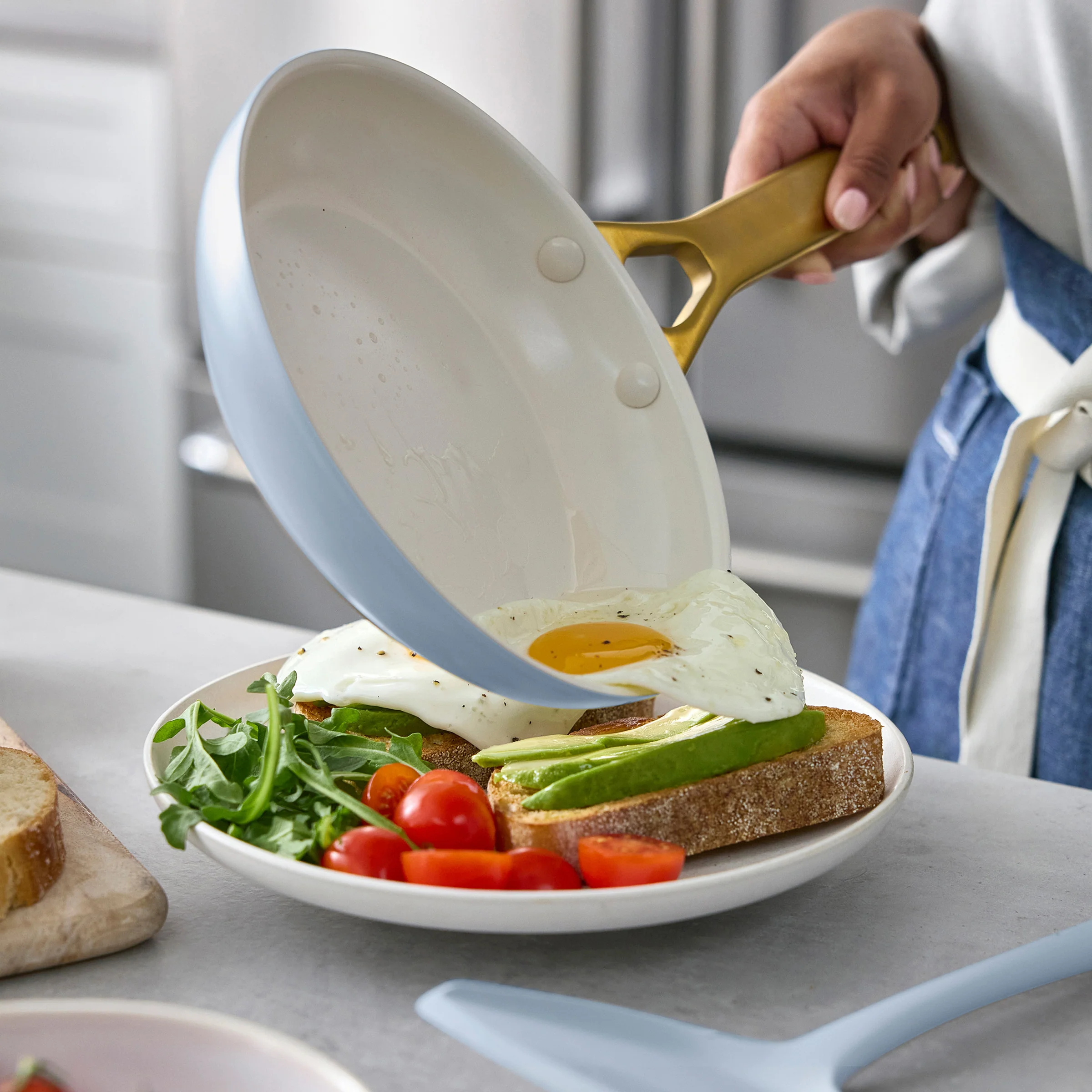 Reserve Pro Ceramic Nonstick 8" Frypan | Glacier - Image 3