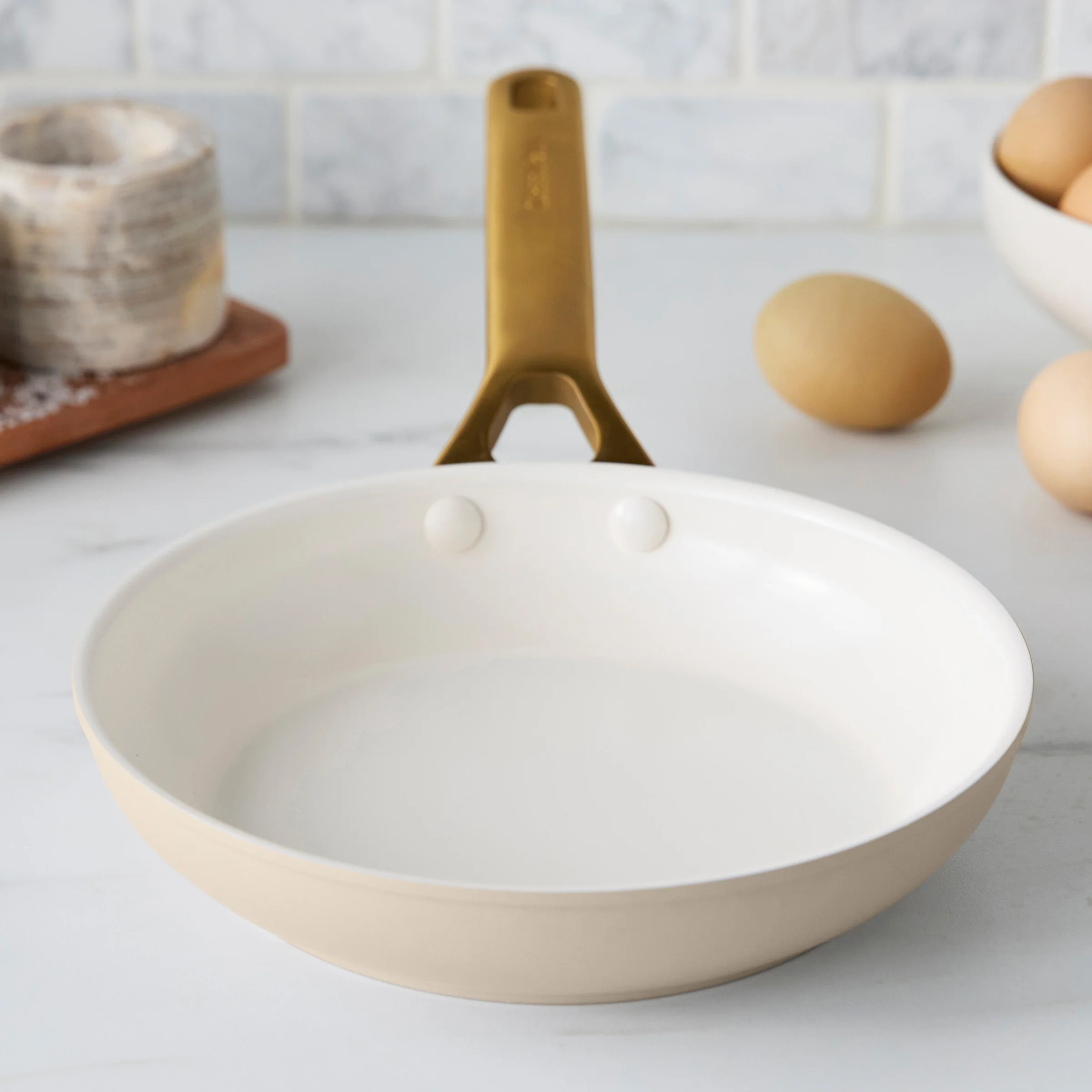 Reserve Pro Ceramic Nonstick 8" Frypan | Macadamia - Image 7
