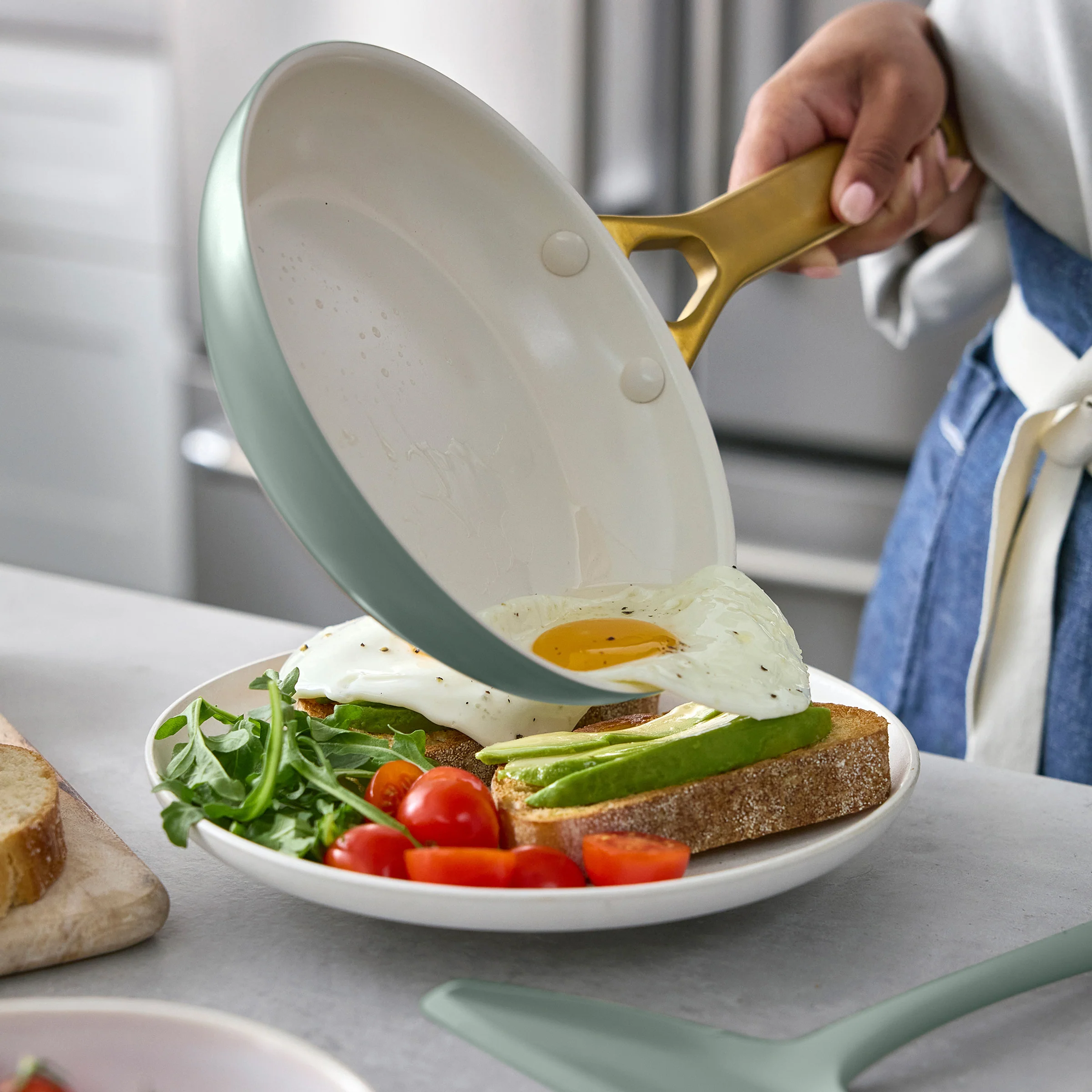 Reserve Pro Ceramic Nonstick 8" Frypan | Moss - Image 3