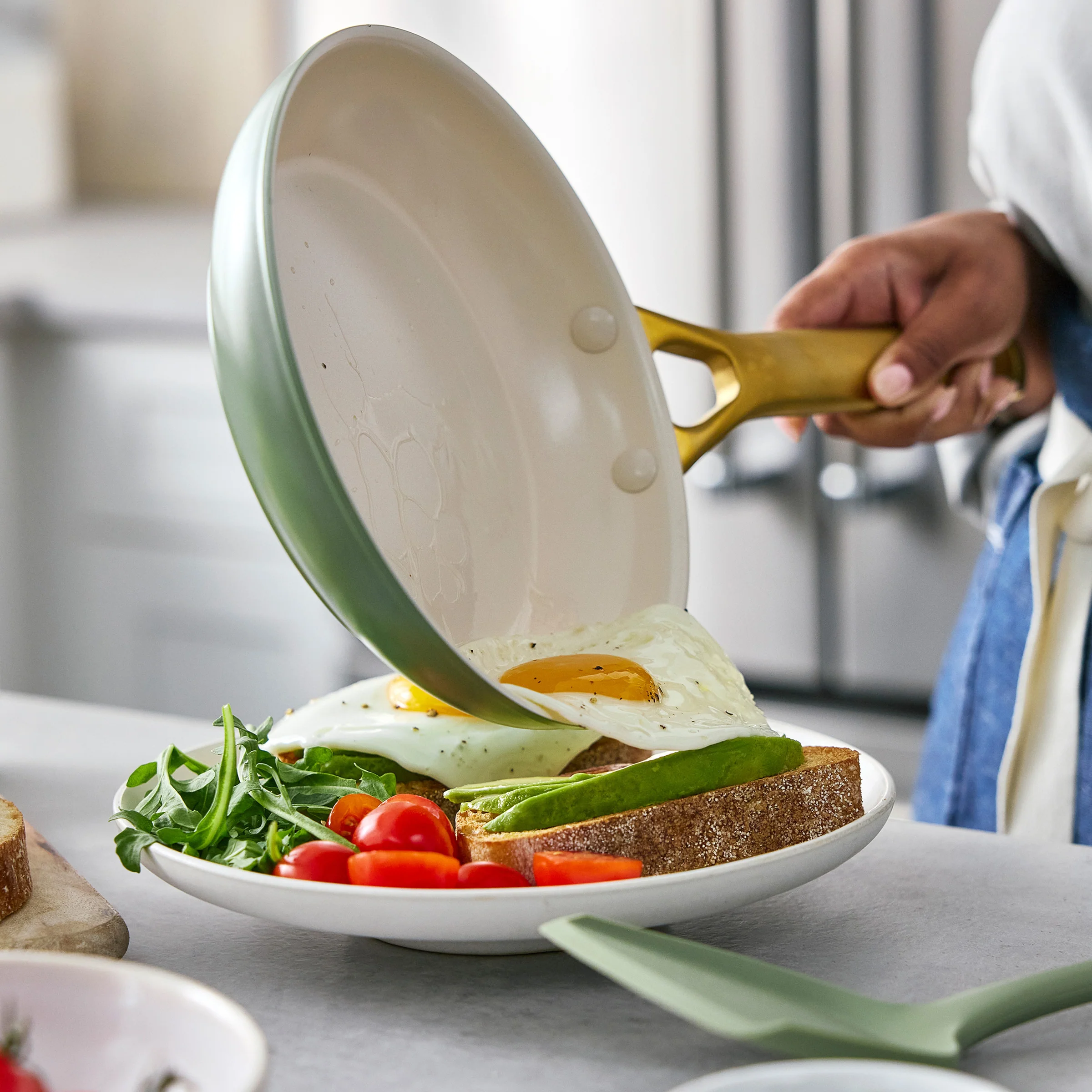 Reserve Pro Ceramic Nonstick 8" Frypan | Sage - Image 3