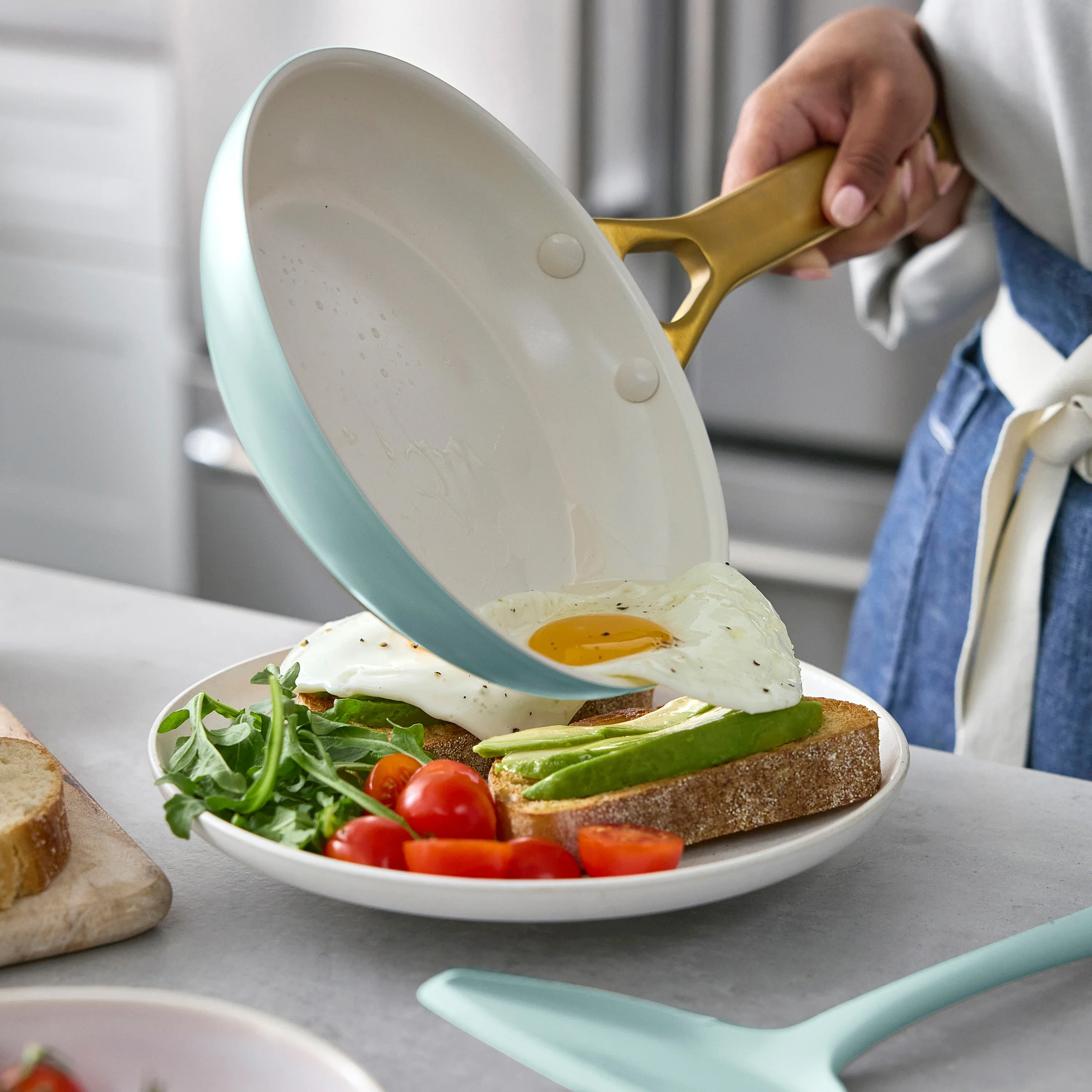 Reserve Pro Ceramic Nonstick 8" Frypan | Seaside - Image 3