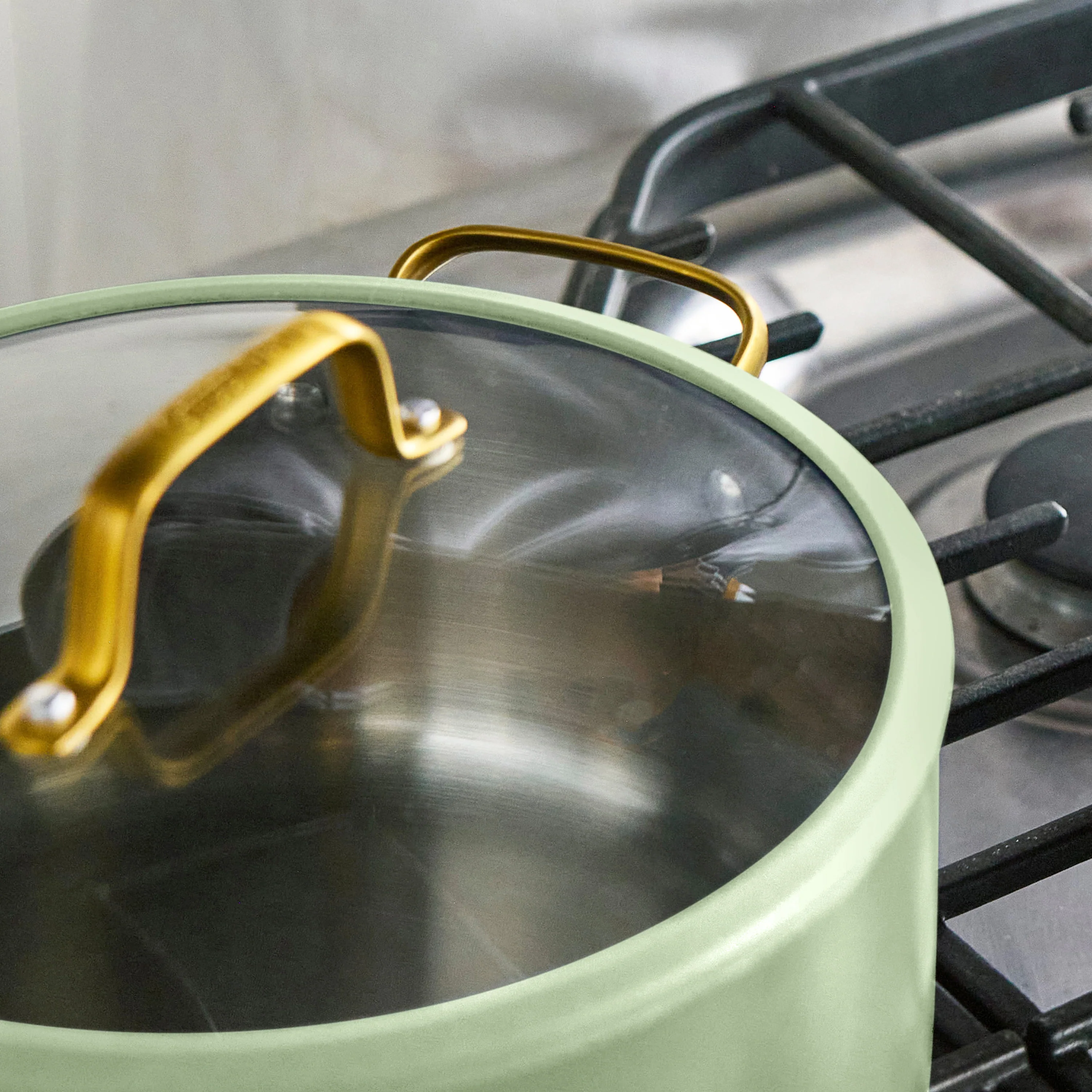 Reserve Pro Uncoated Stainless Steel 12-Piece Cookware Set | Sage - Image 8