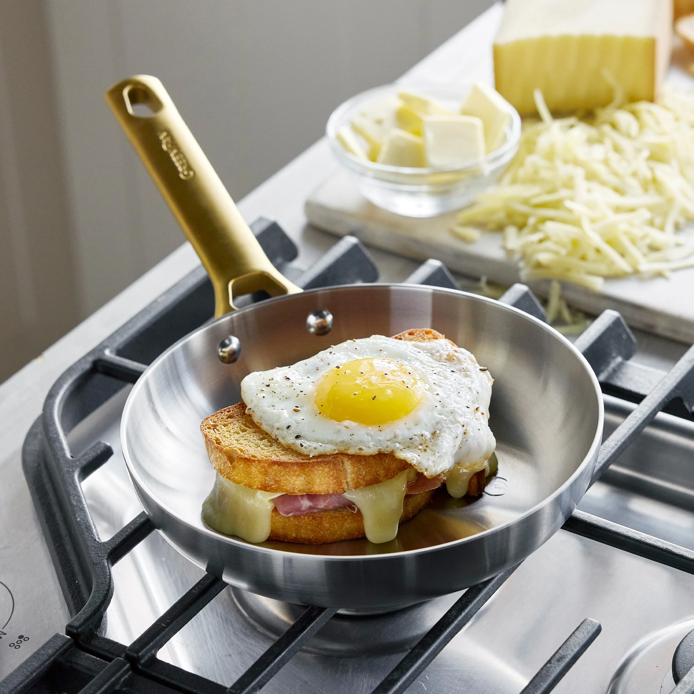 Reserve Stainless Steel 10" and 12" Frypan Set - Image 4