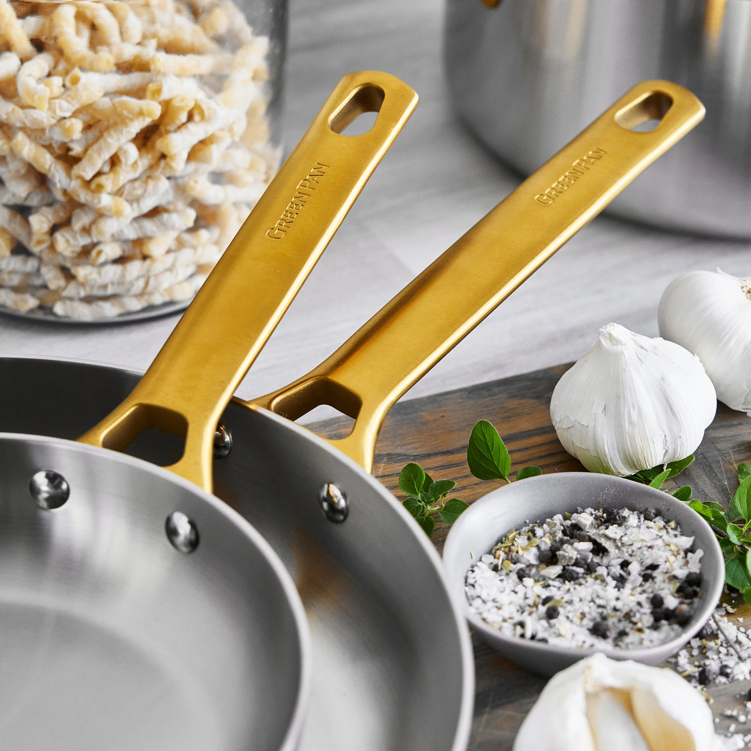Reserve Stainless Steel 10" and 12" Frypan Set - Image 6