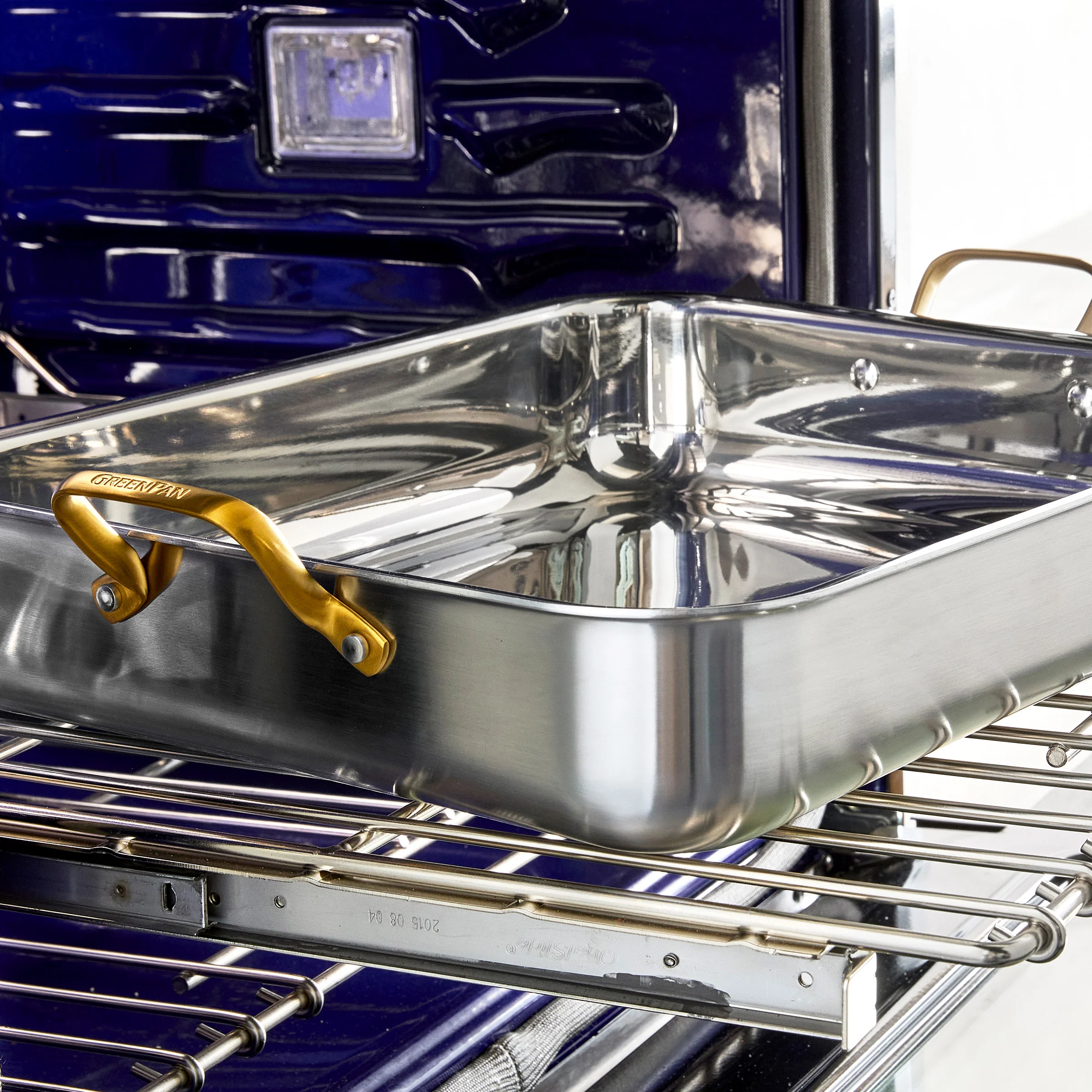 Reserve Stainless Steel 13" x 16" Roaster with Rack - Image 5