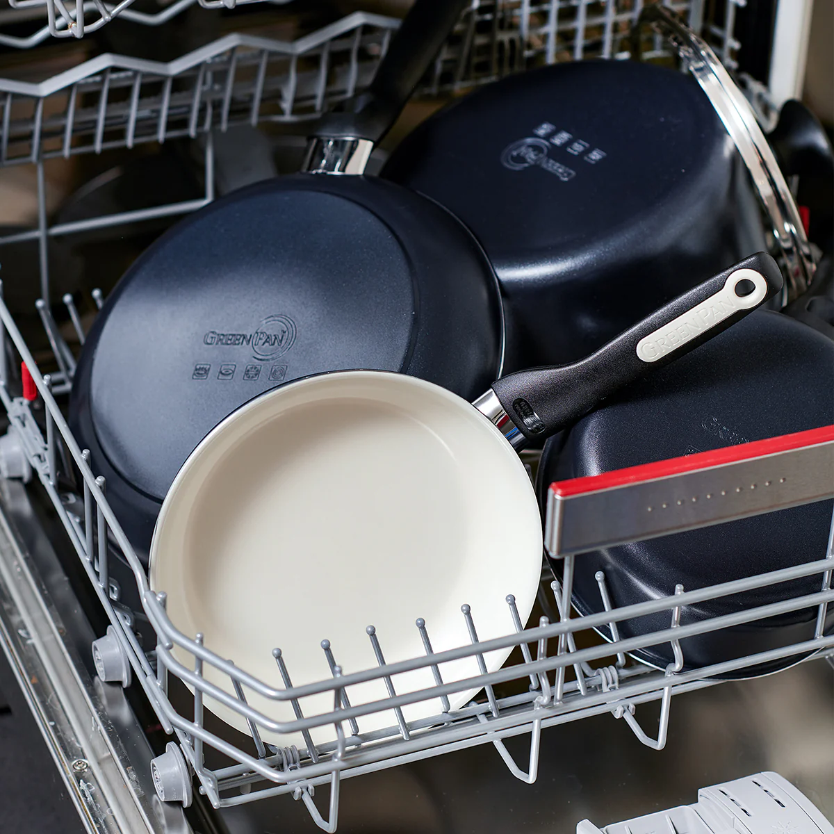 Rio Ceramic Nonstick 2-Quart Saucepan with Lid | Black - Image 5