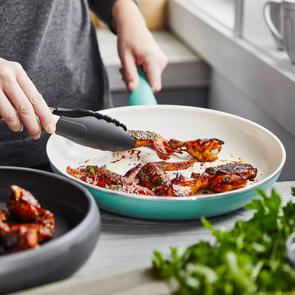 Rio Ceramic Nonstick 10" Frypan | Turquoise - Image 3