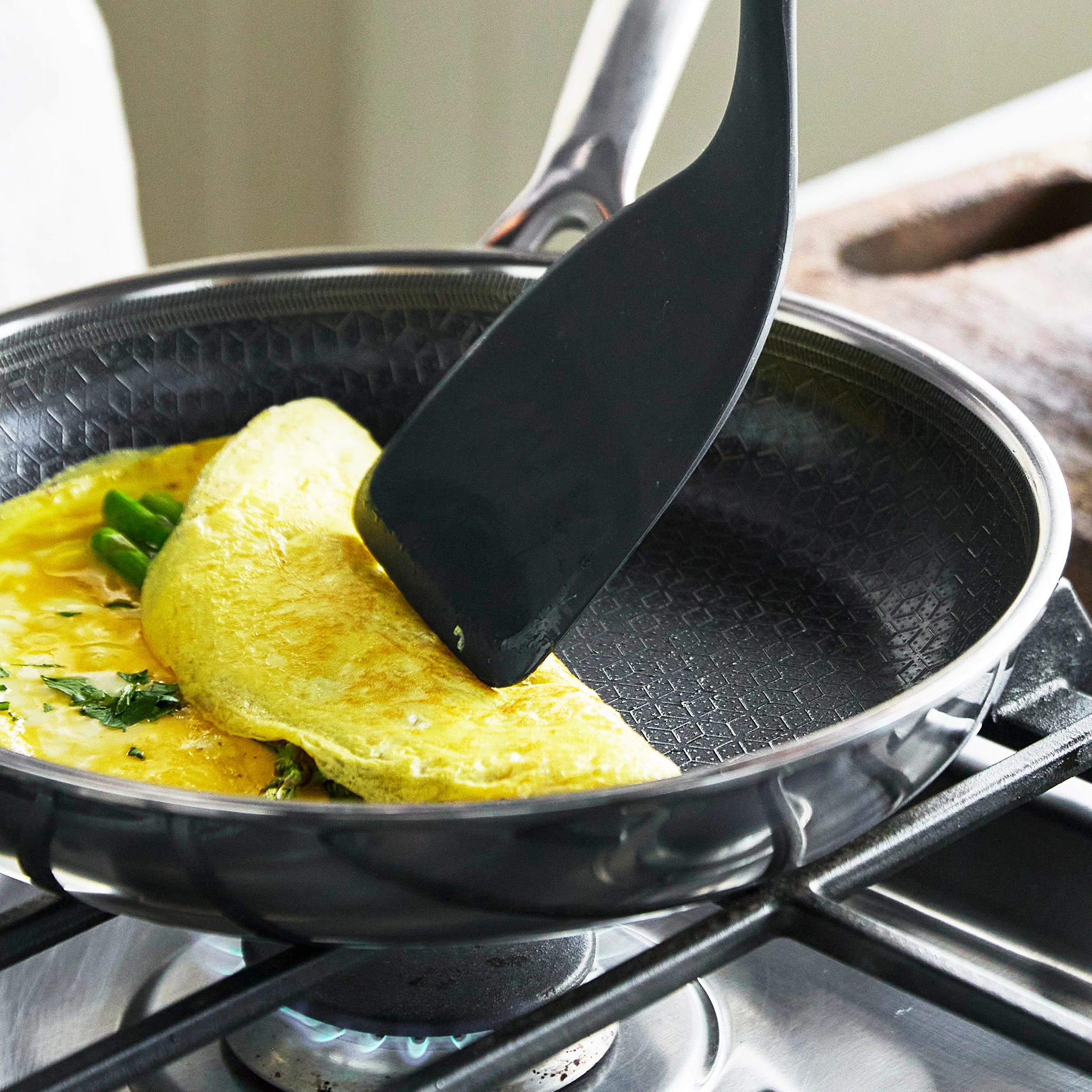 Spectra Thermobond Hybrid Ceramic Nonstick 10" and 12" Frypan Set - Image 7