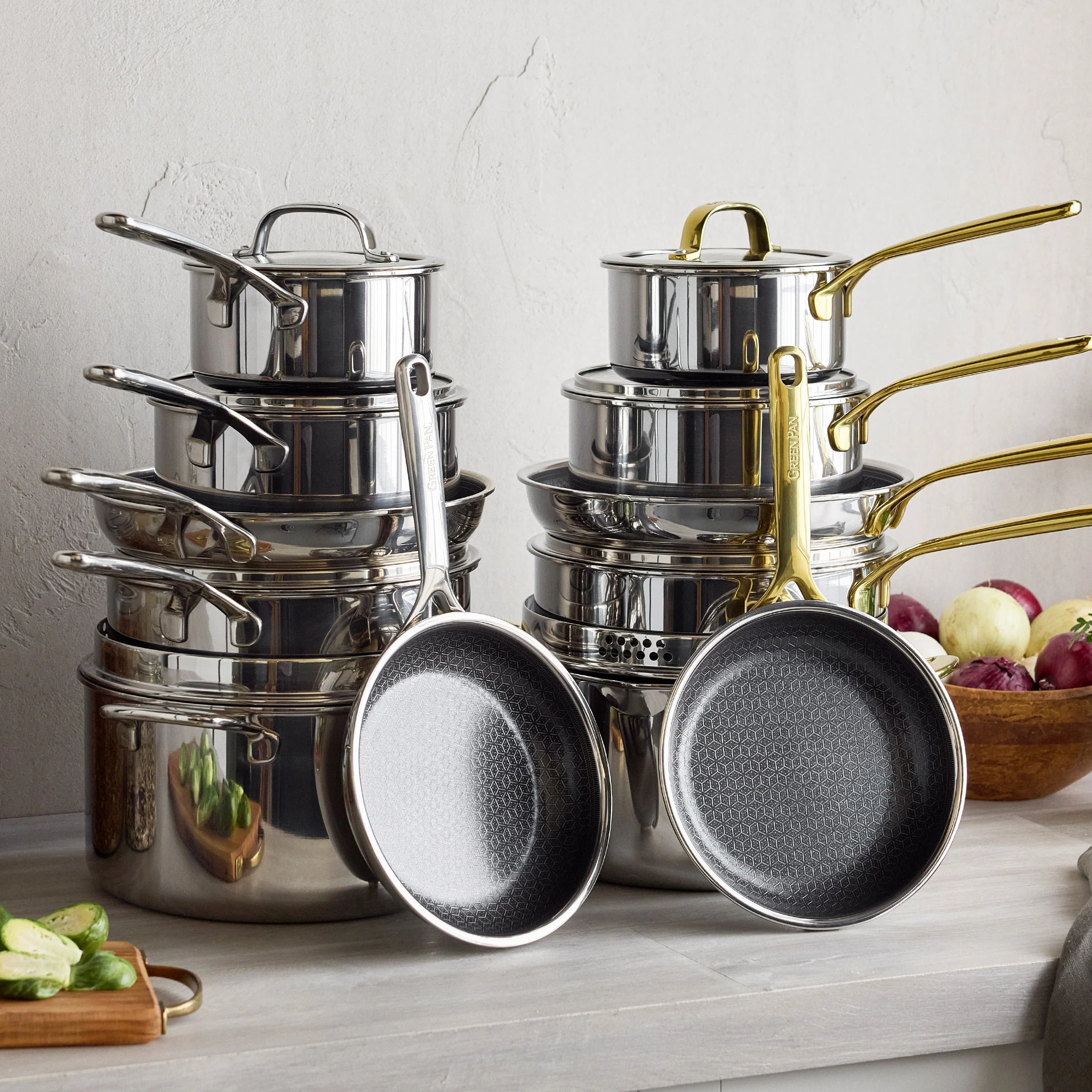 Spectra Gold Thermobond Hybrid Ceramic Nonstick 12-Piece Cookware Set - Image 16